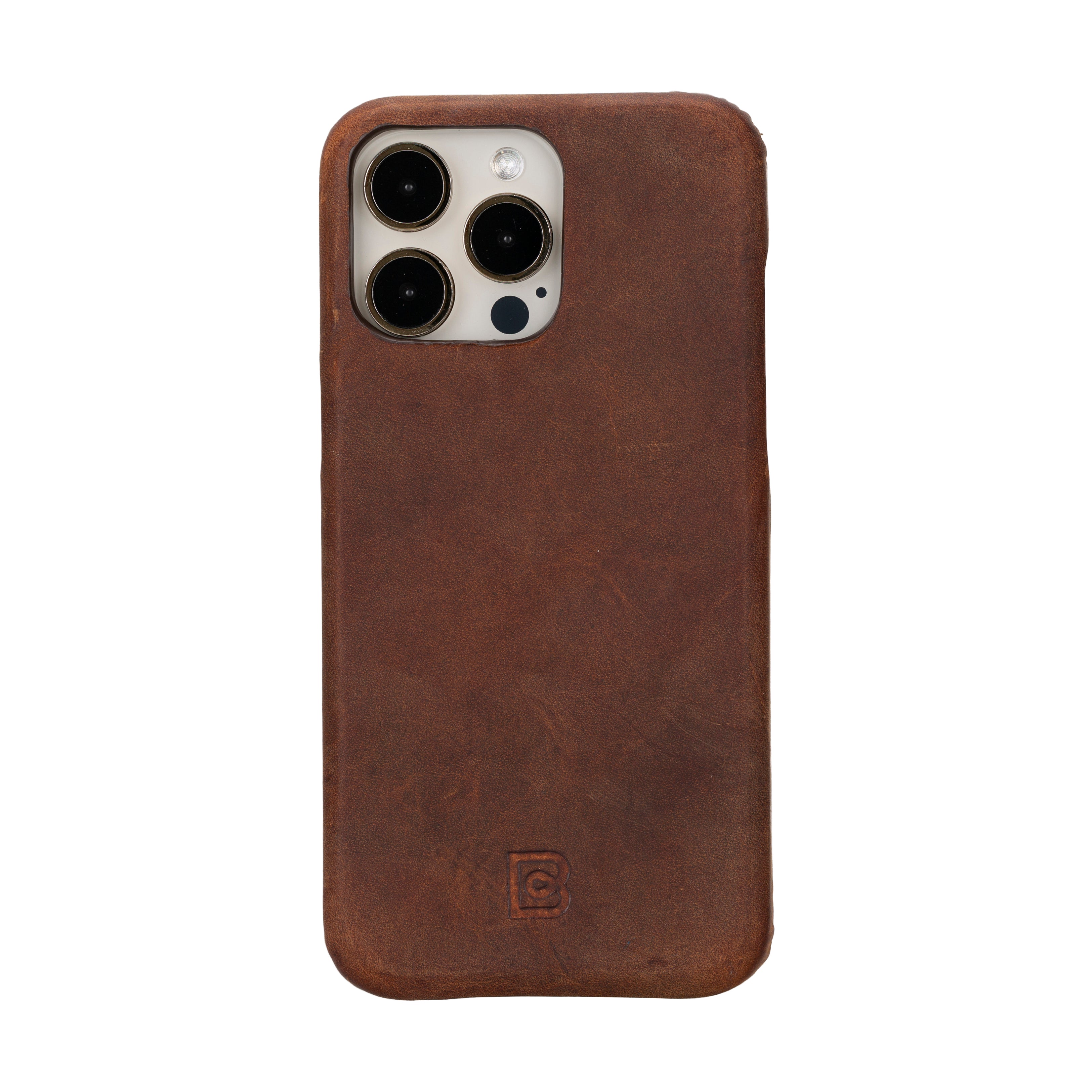 F360 iPhone 16 Pro Max Full Genuine Leather Back Cover