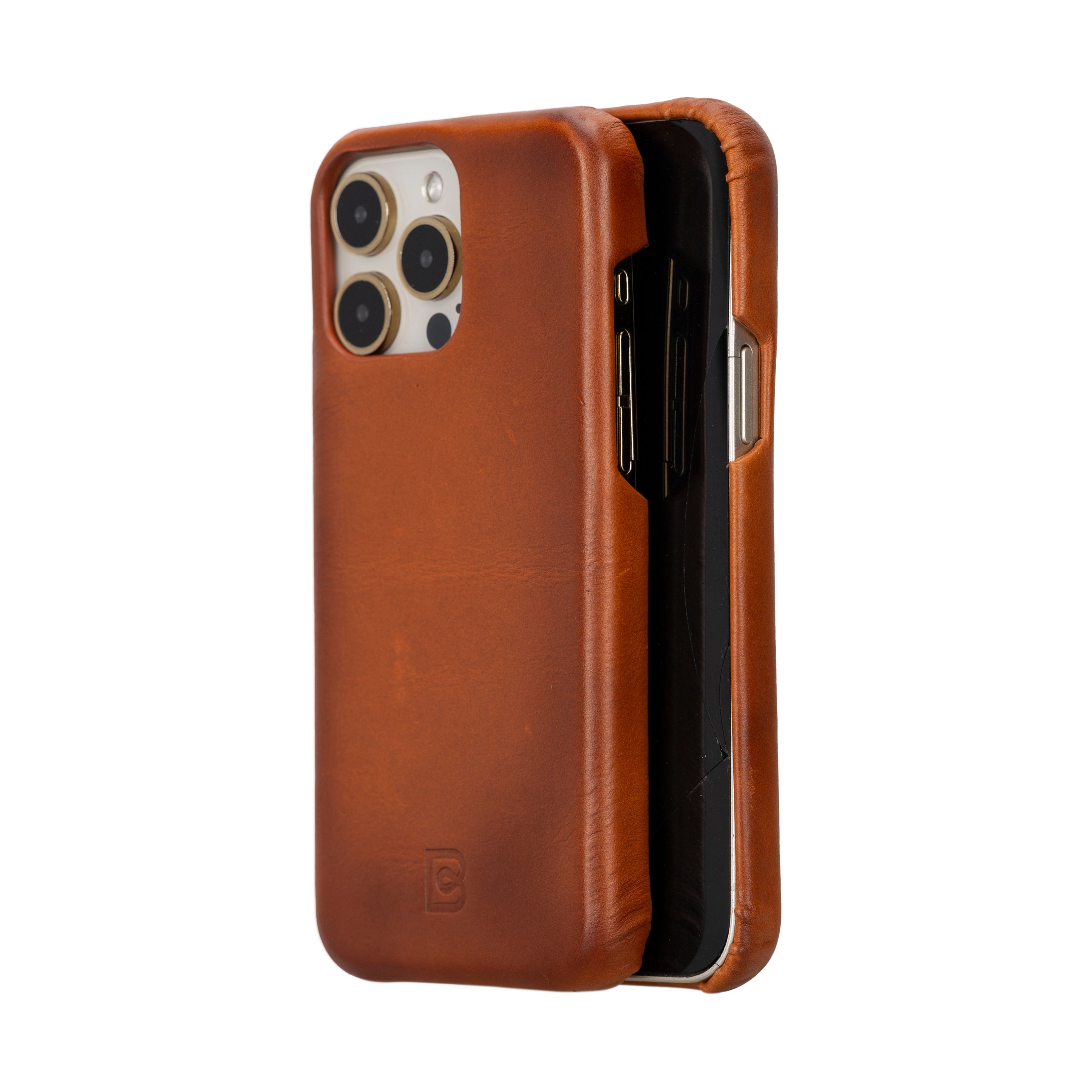 F360 iPhone 16 Pro Full Genuine Leather Back Cover