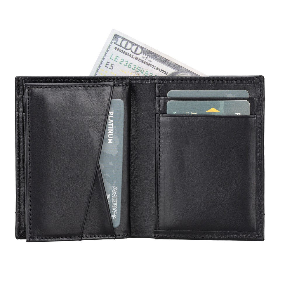 Airmakani Leather Card Holder With Airtag Slot