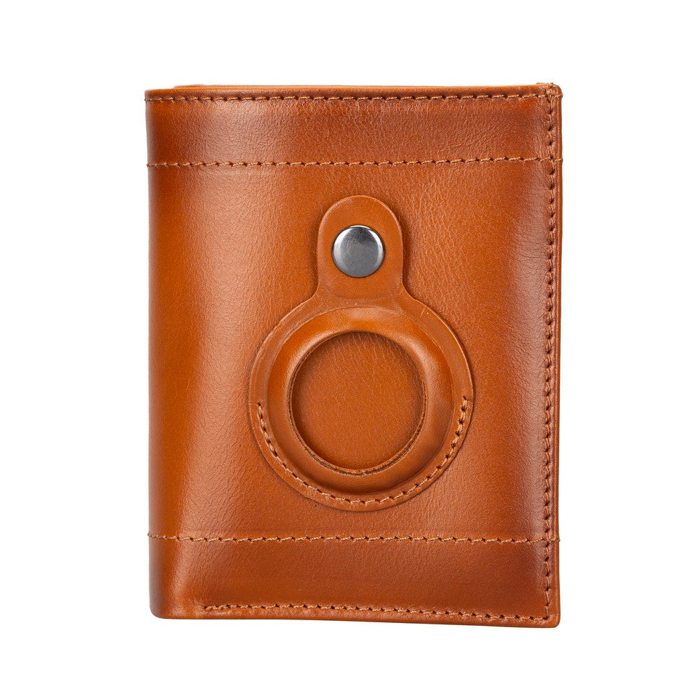 Airmakani Leather Card Holder With Airtag Slot