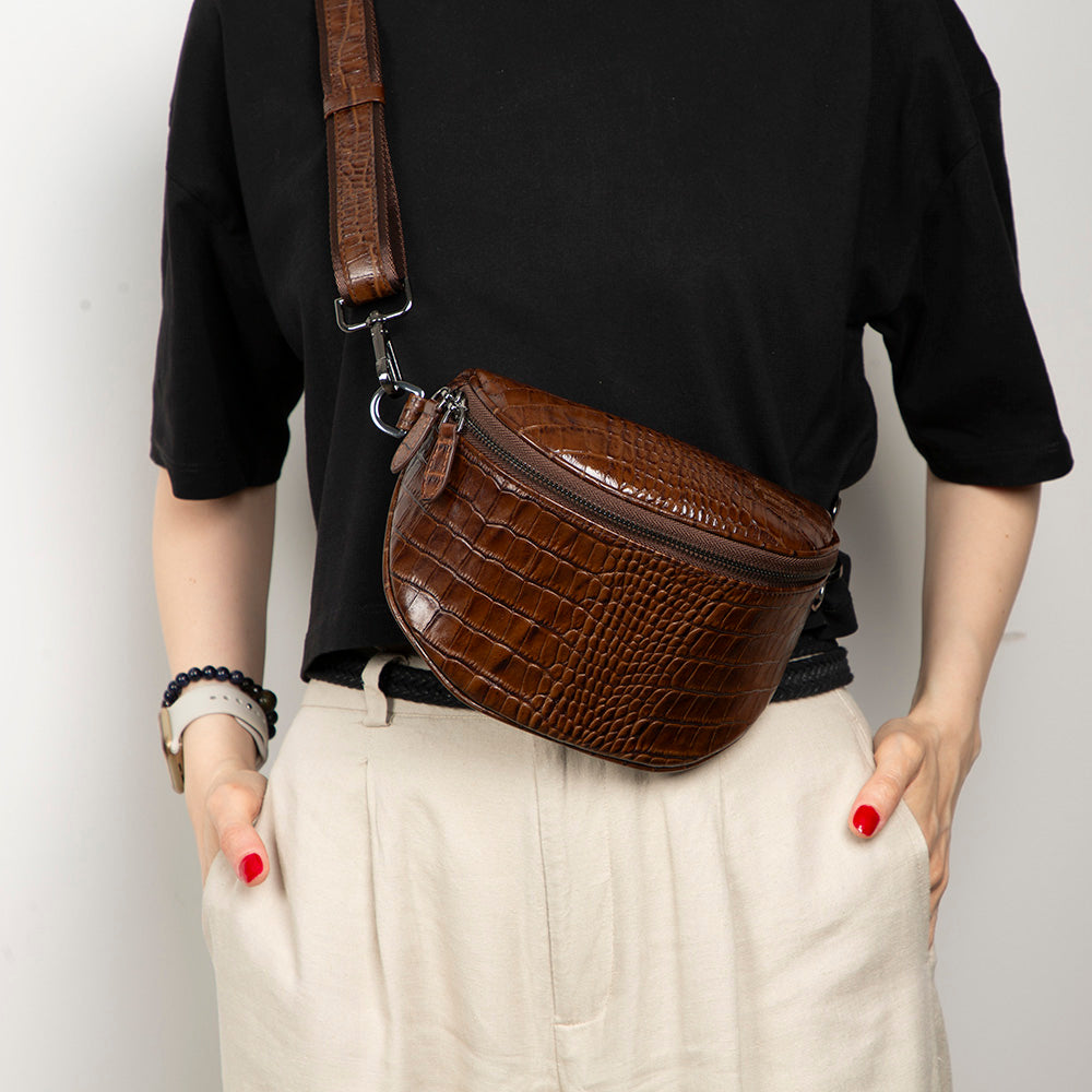 Aloravia Leather Crossbody Bag