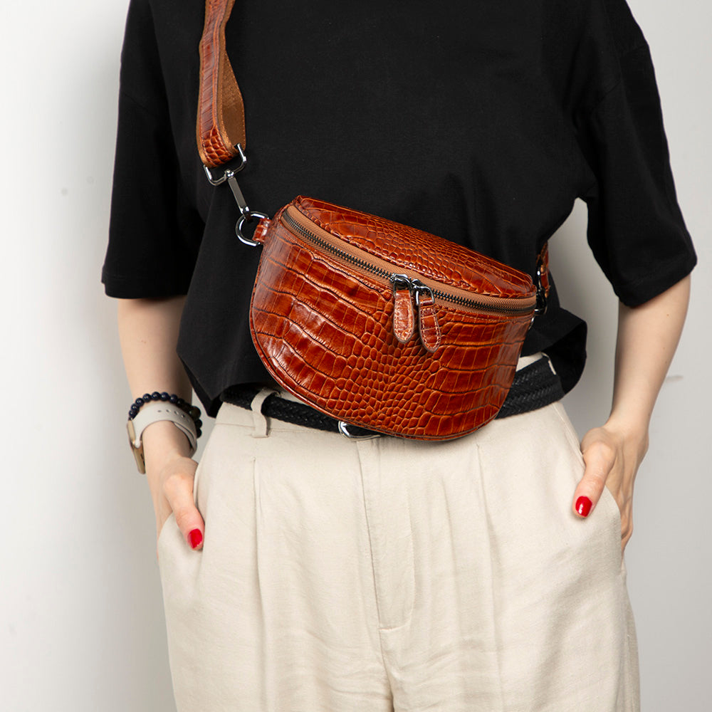 Aloravia Leather Crossbody Bag