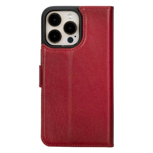 Leather iPhone 16 Pro Max iPhone 16 Pro iPhone 16 Plus iPhone 16 Magnetic Detachable Wallet Phone Case