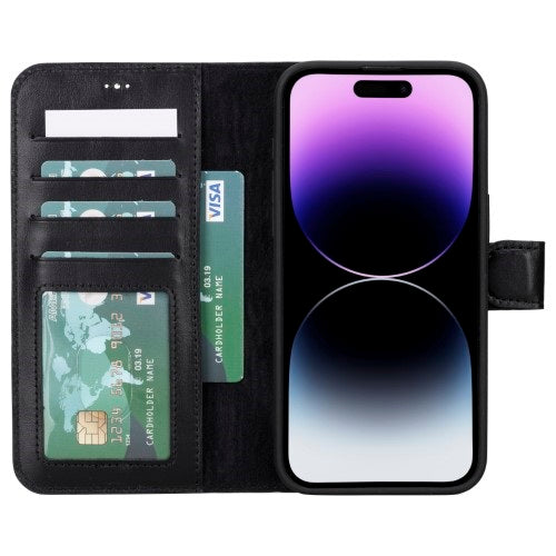 Leather iPhone 16 Pro Max iPhone 16 Pro iPhone 16 Plus iPhone 16 Magnetic Detachable Wallet Phone Case