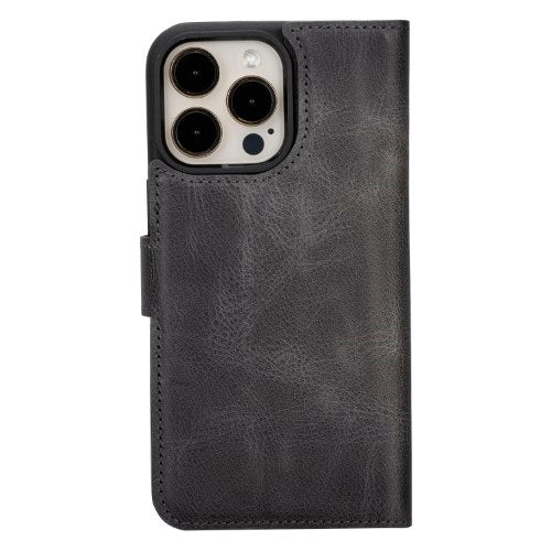 Leather iPhone 16 Pro Max iPhone 16 Pro iPhone 16 Plus iPhone 16 Magnetic Detachable Wallet Phone Case