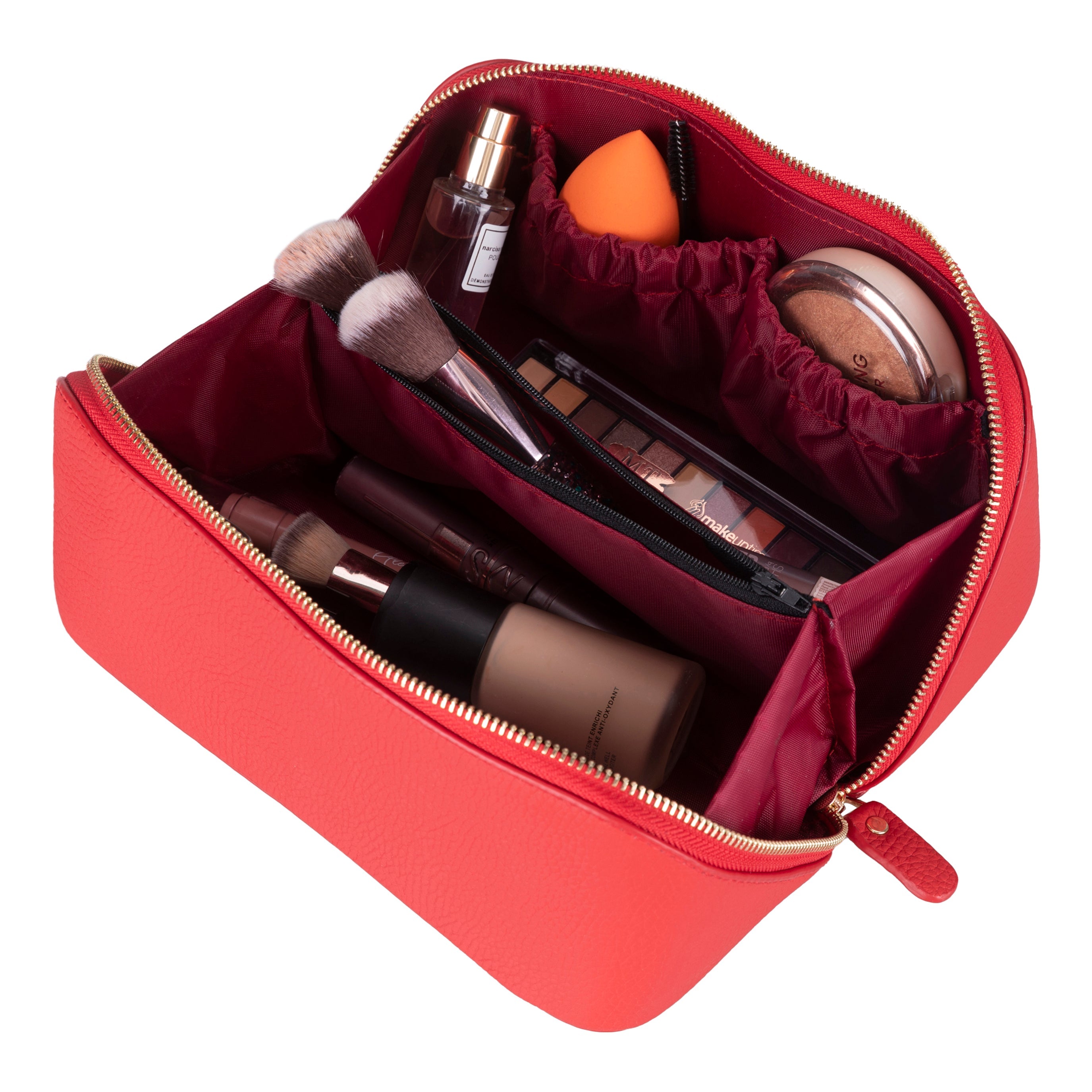 Ella Leather Make up Bag