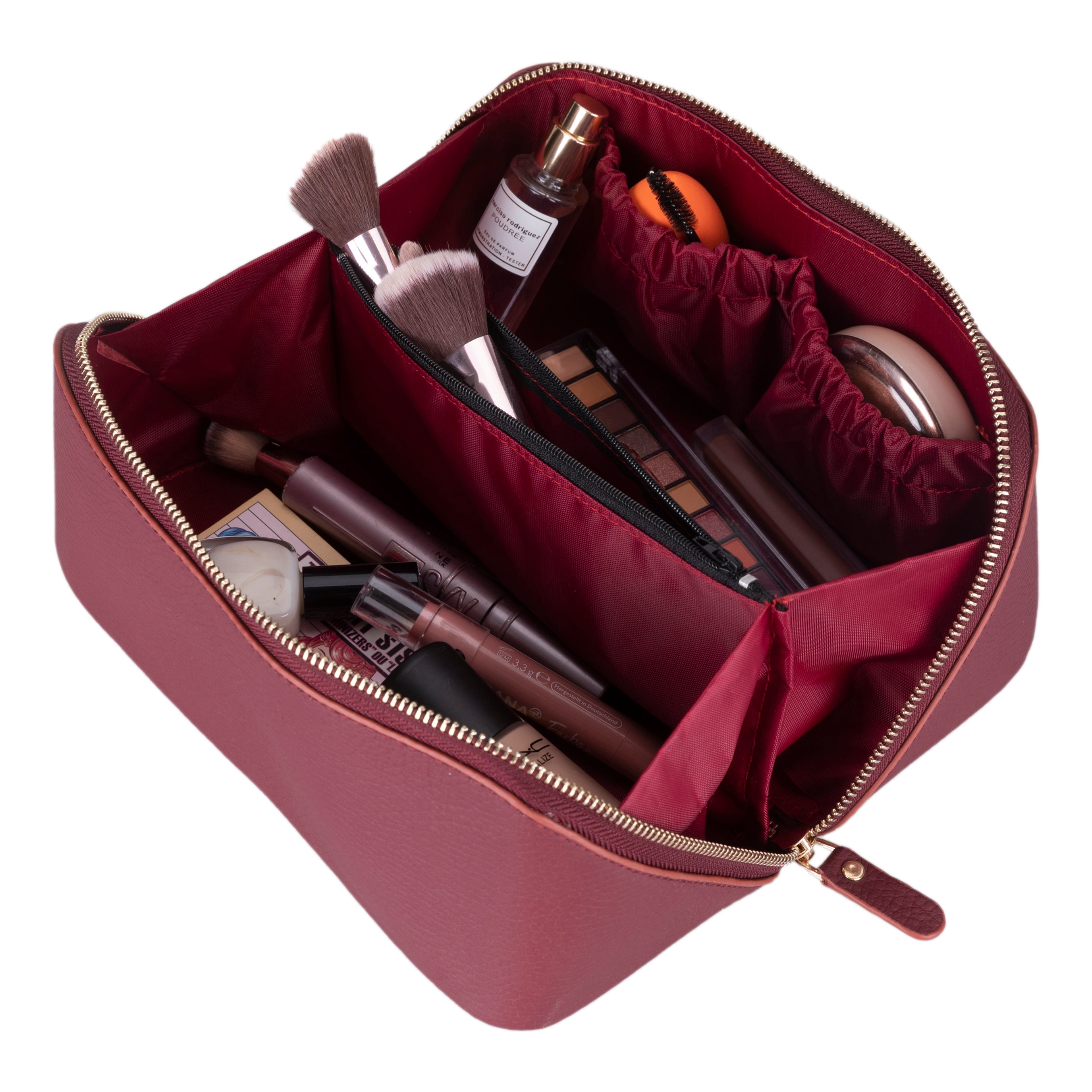 Ella Leather Make up Bag