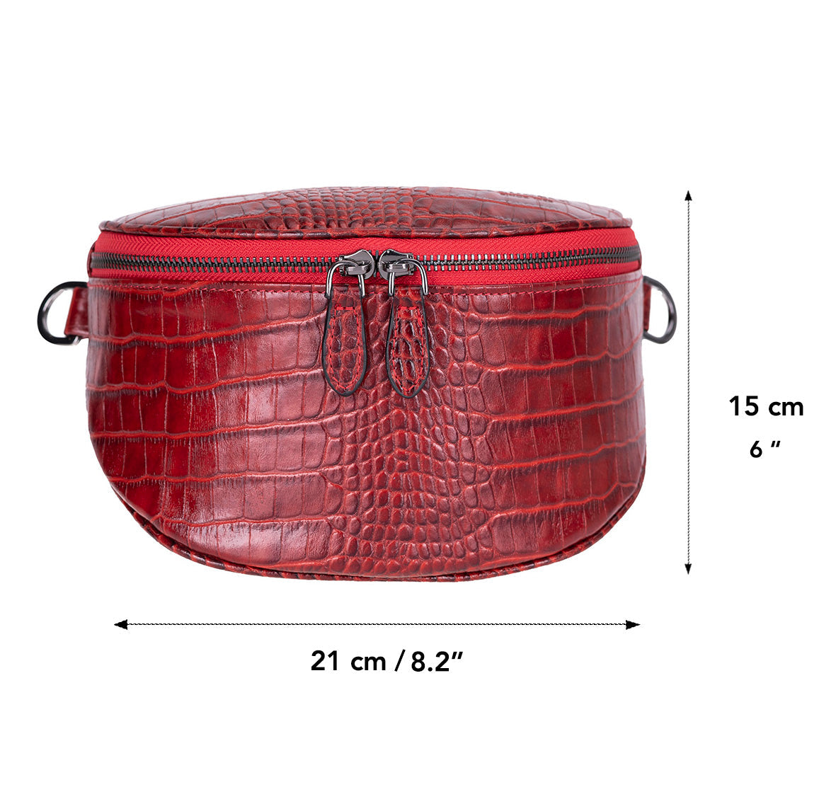 Aloravia Leather Crossbody Bag