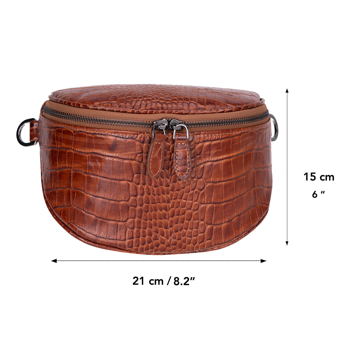 Aloravia Leather Crossbody Bag