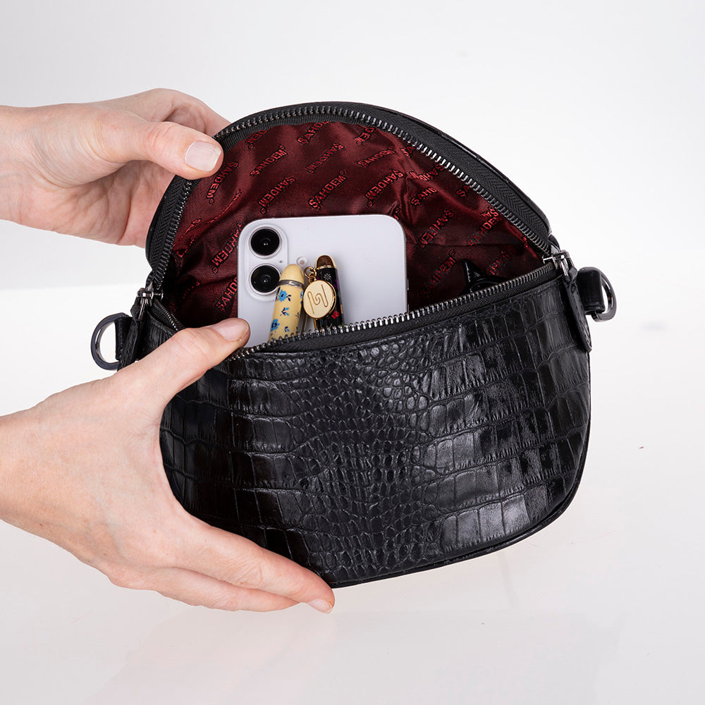 Aloravia Leather Crossbody Bag