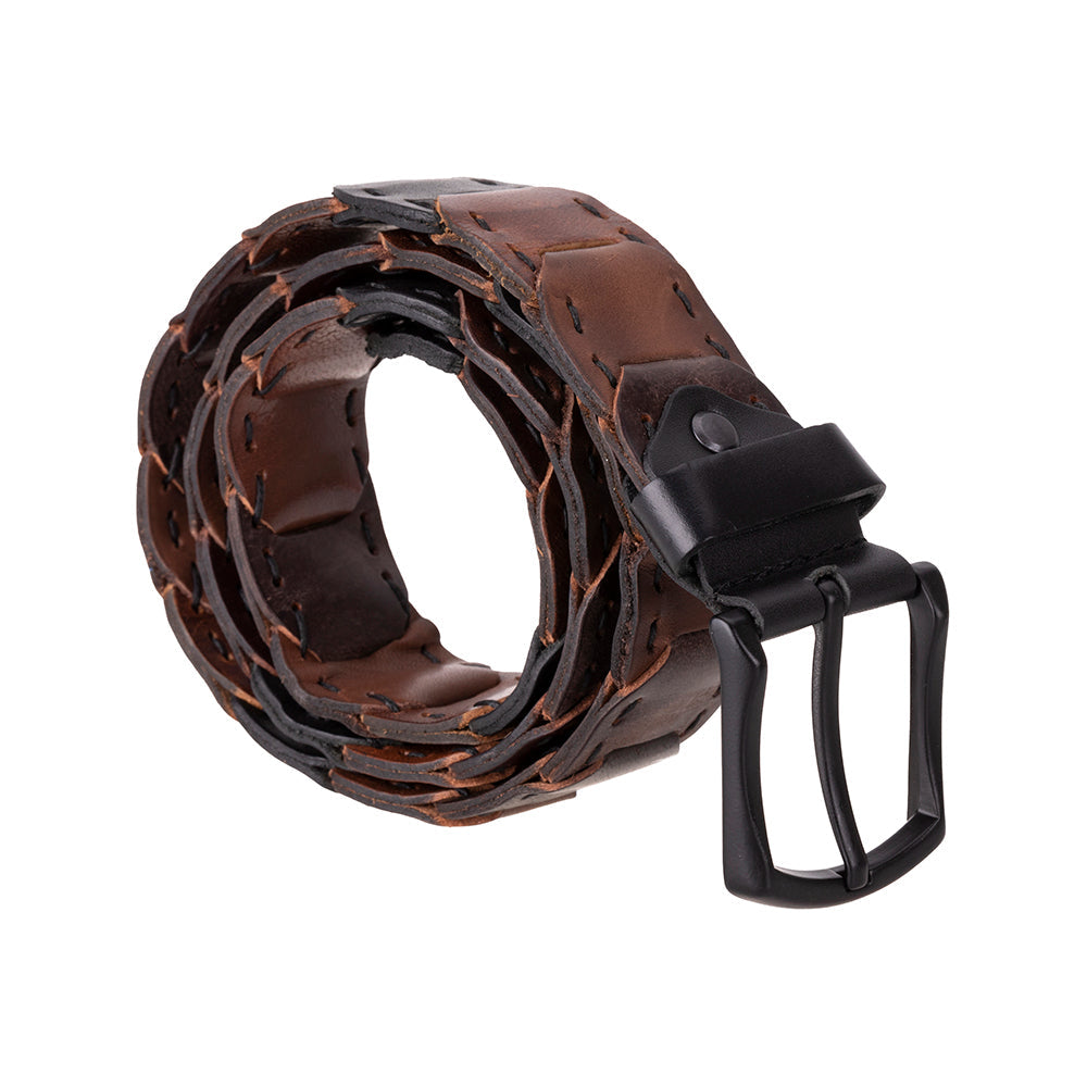 Vista Braided Leather Men's Belt