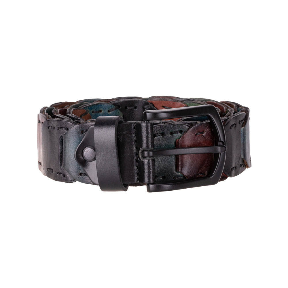 Vista Braided Leather Men's Belt