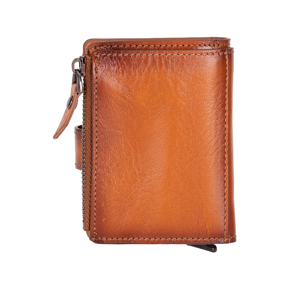 Rodos Pop-up Leather Card Holder Wallet