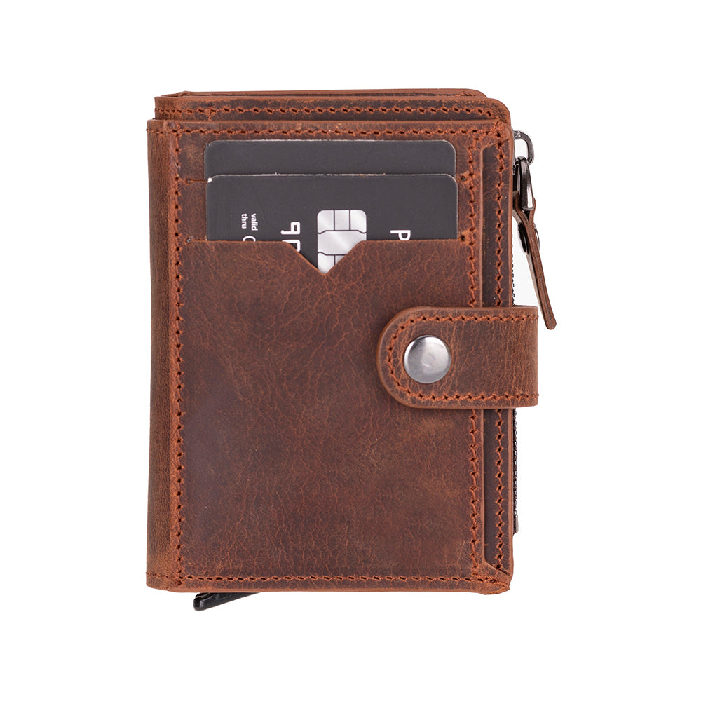 Rodos Pop-up Leather Card Holder Wallet