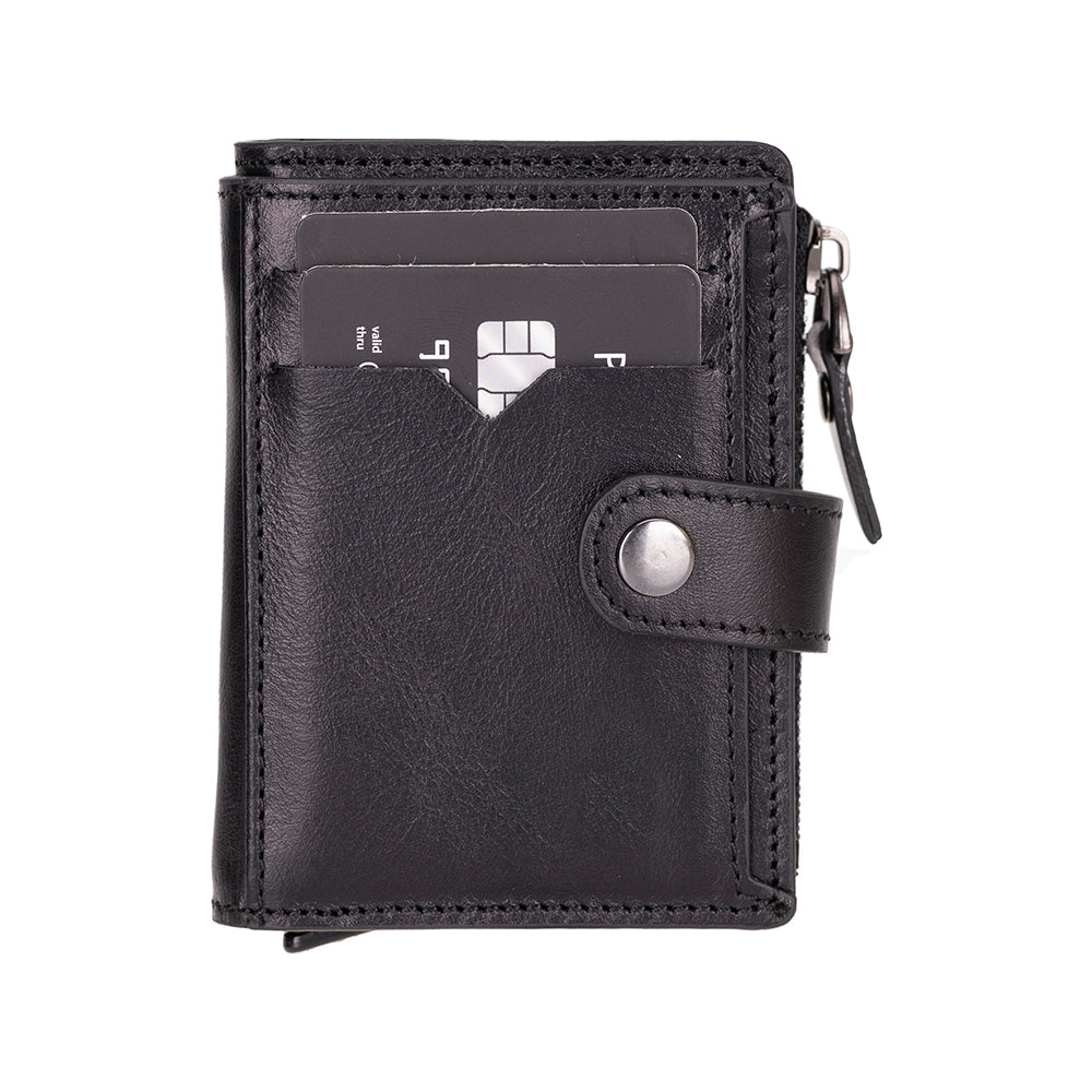 Rodos Pop-up Leather Card Holder Wallet