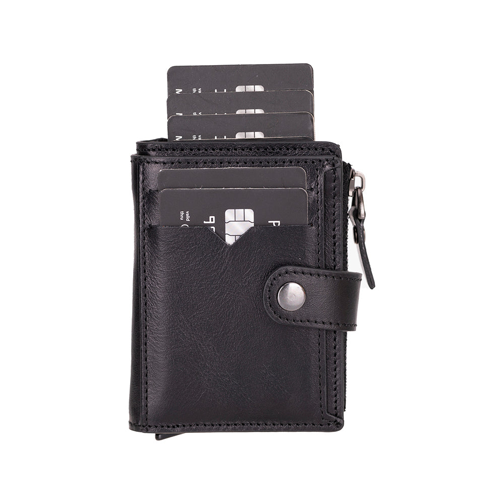 Rodos Pop-up Leather Card Holder Wallet