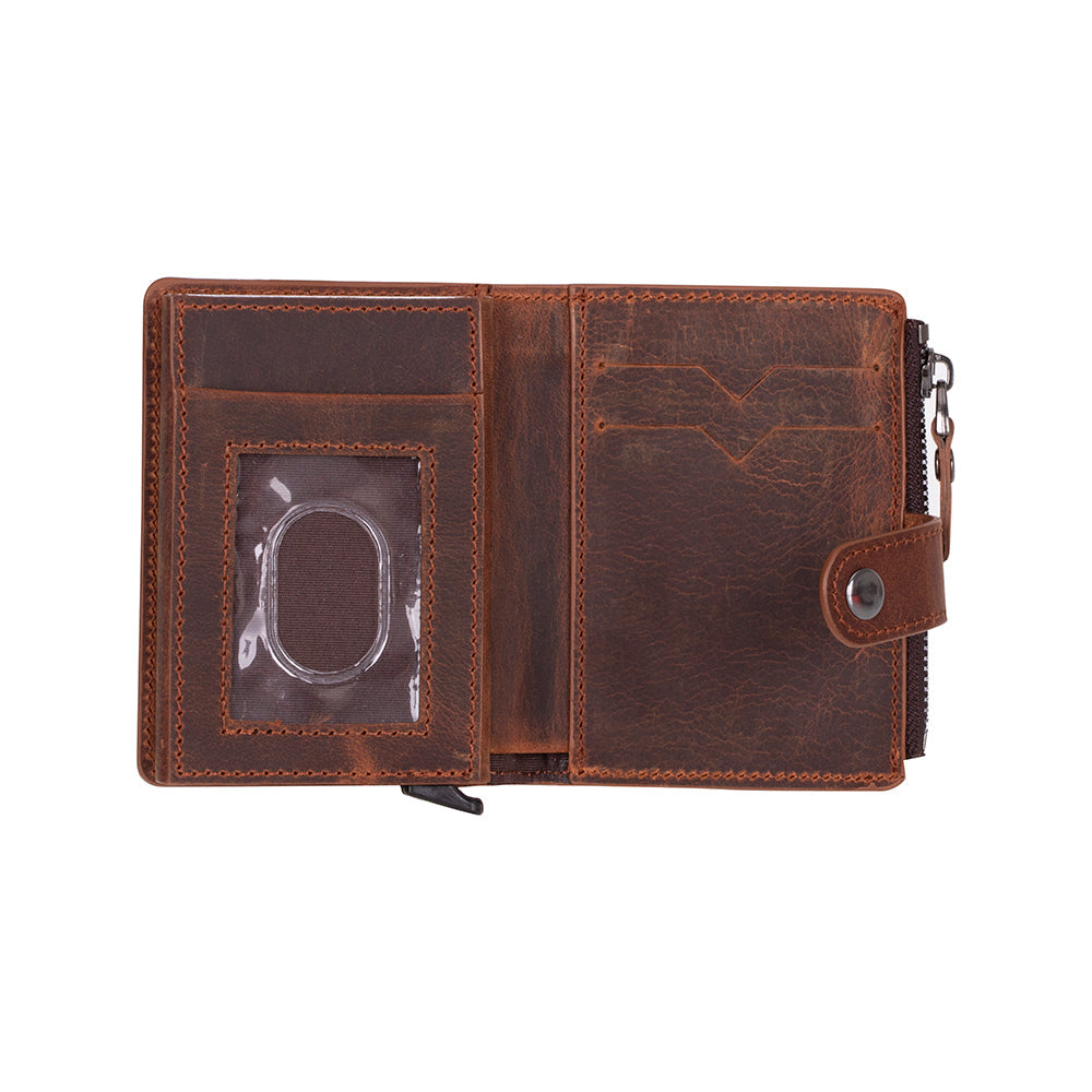 Rodos Pop-up Leather Card Holder Wallet