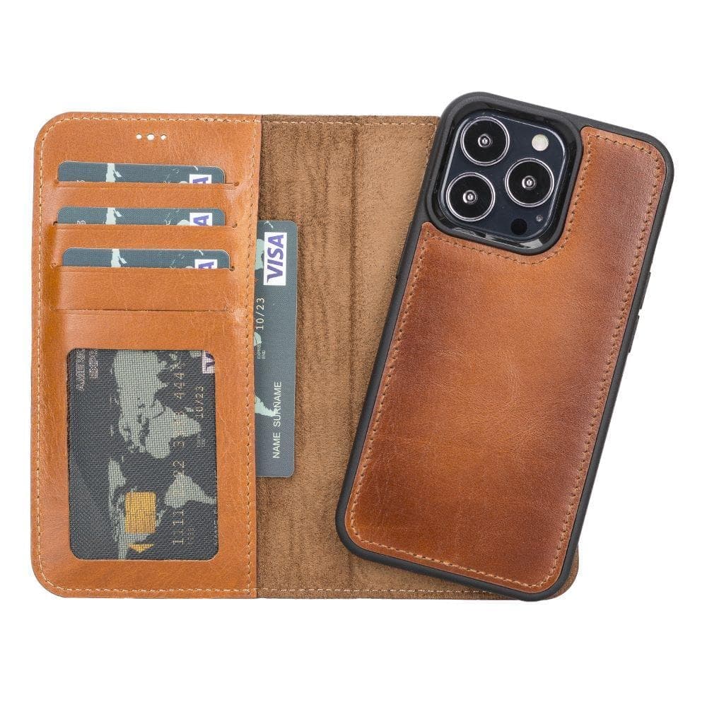 Apple iPhone 13 Series Detachable Leather Case RFID/ MWW