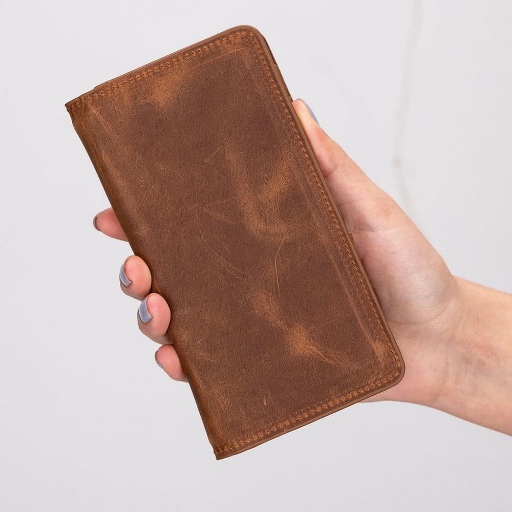 Calvina Universal Leather Wallet Case 6.2"