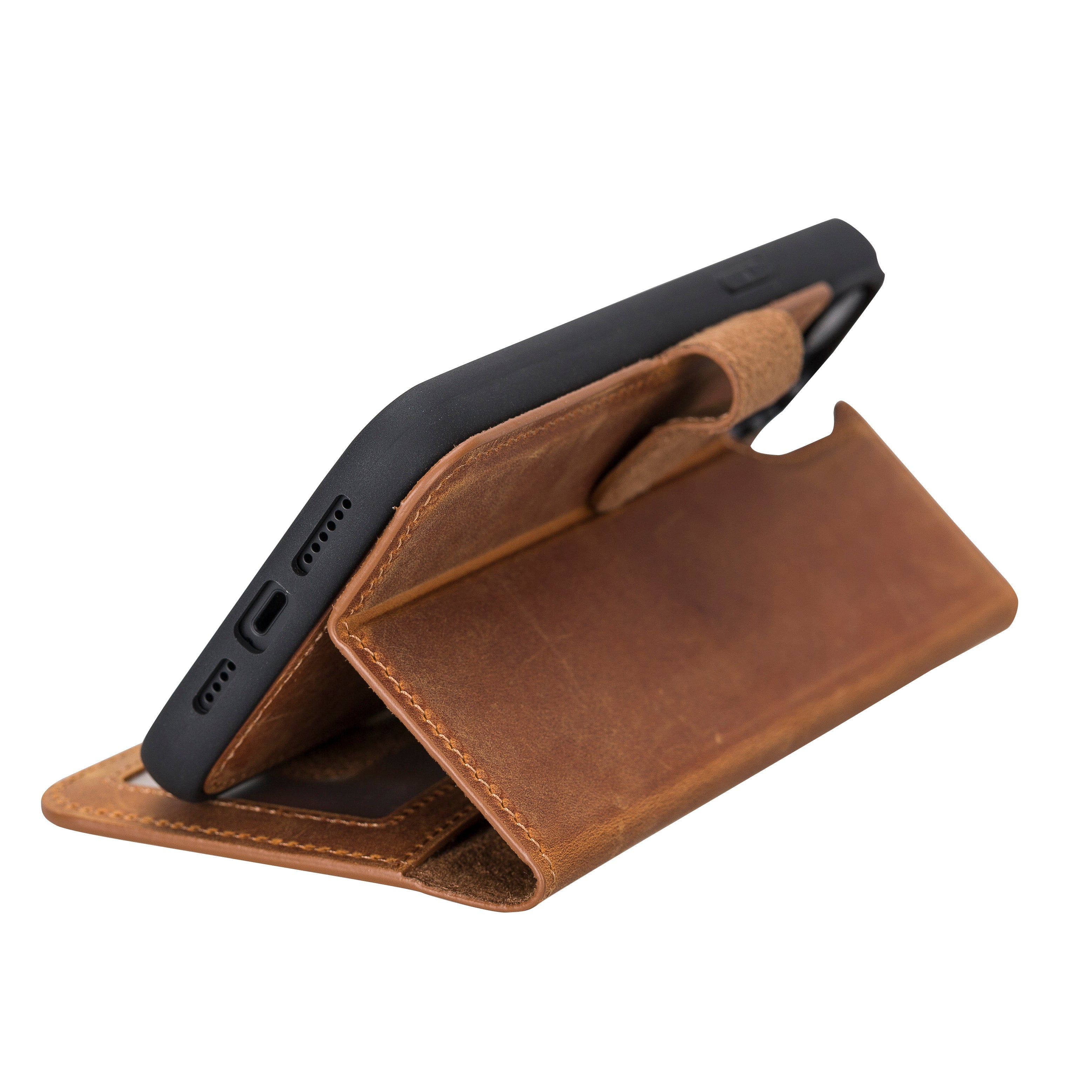 Leather Wallet Case for iPhone 15 Plus