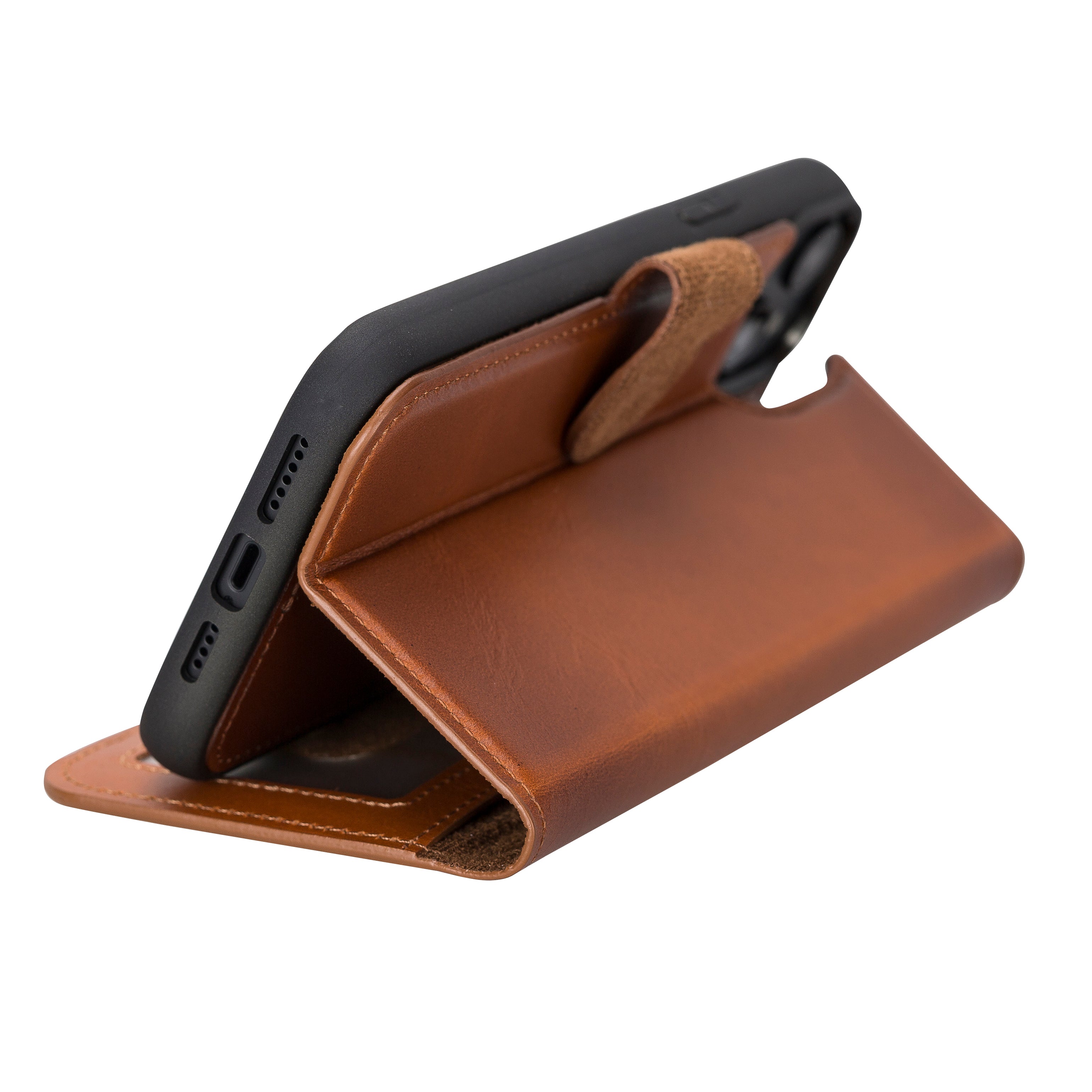 Leather Wallet Case for iPhone 15 Plus