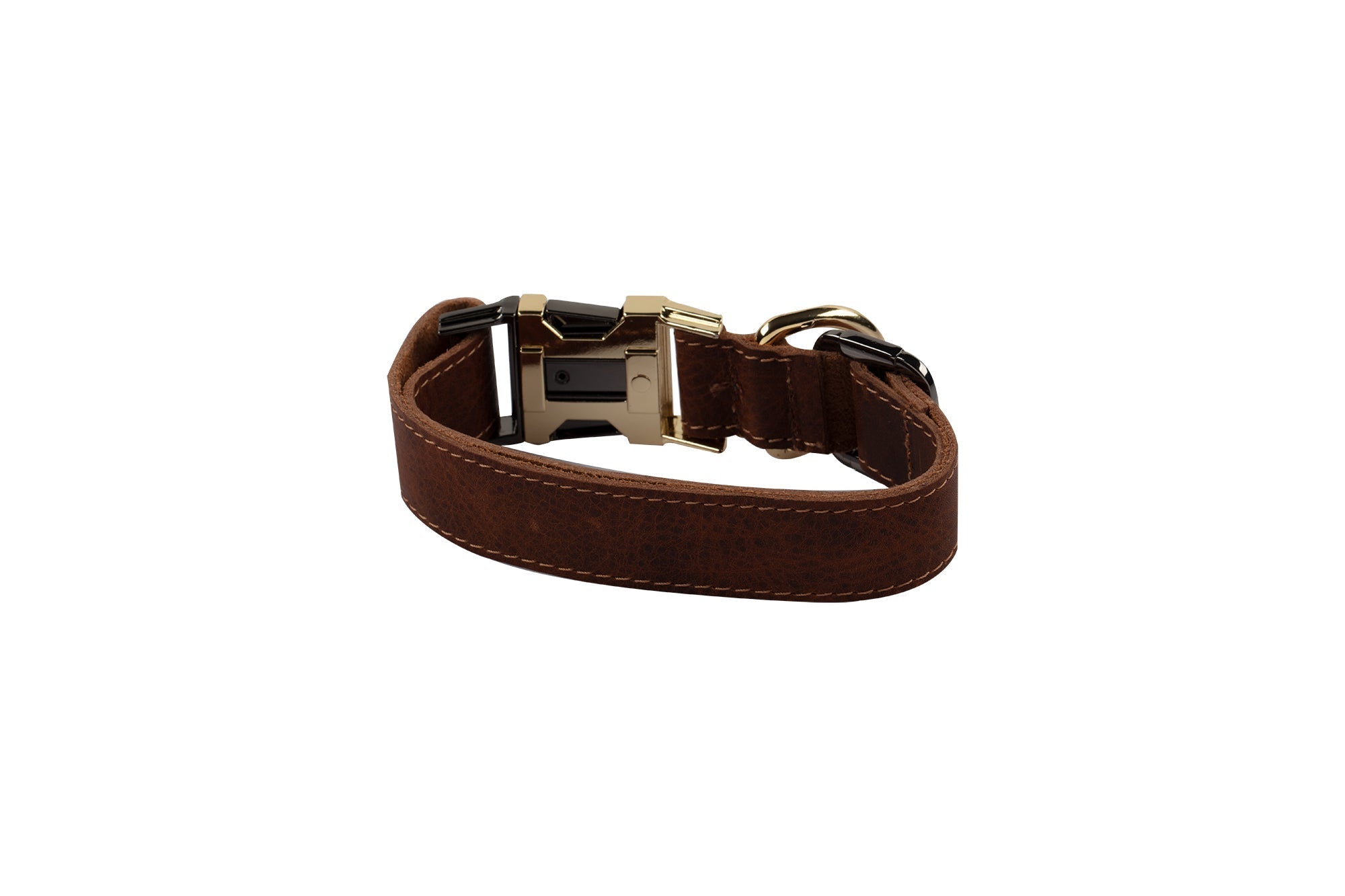 LupinnyLeather Genuine Leather Adjustable Strong Dog Collar for Large Medium Small Dogs 74