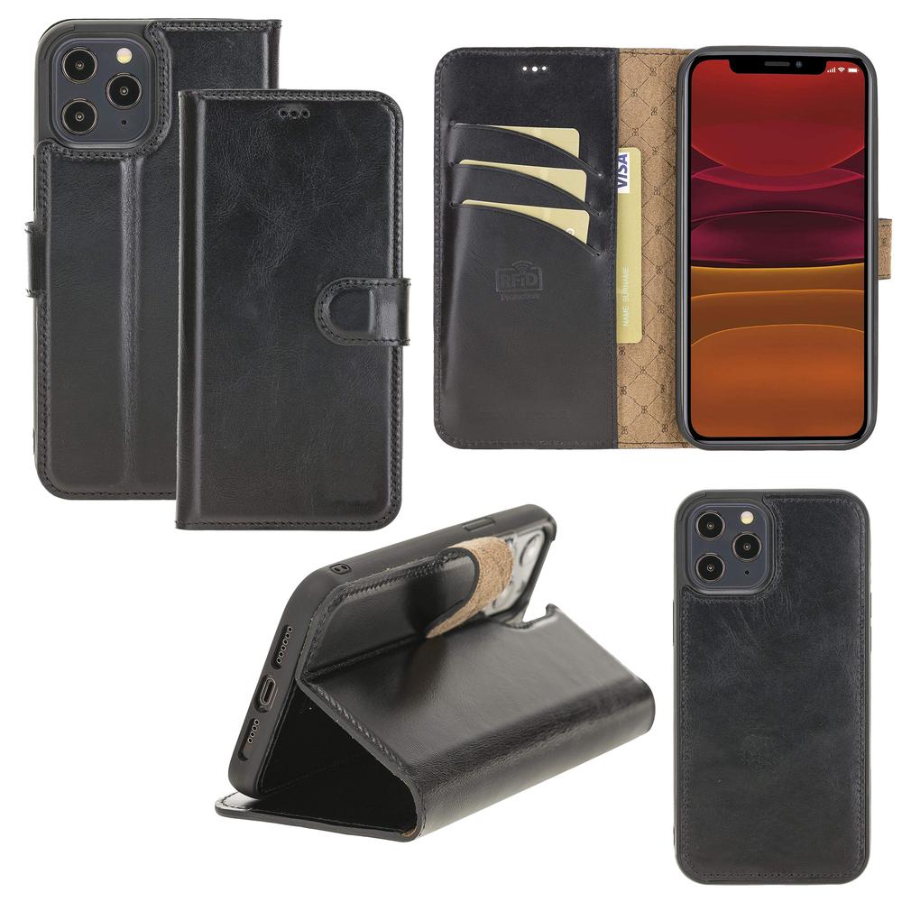 LupinnyLeather Magnetic Detachable Leather Wallet Case for iPhone 12 and iPhone 12 Pro (6.1") 39