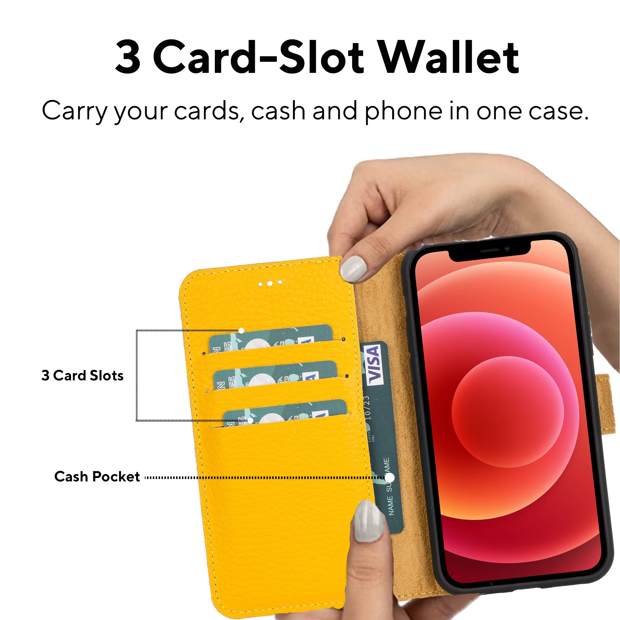 LupinnyLeather Magnetic Detachable Wallet Case for iPhone 11 Pro 19