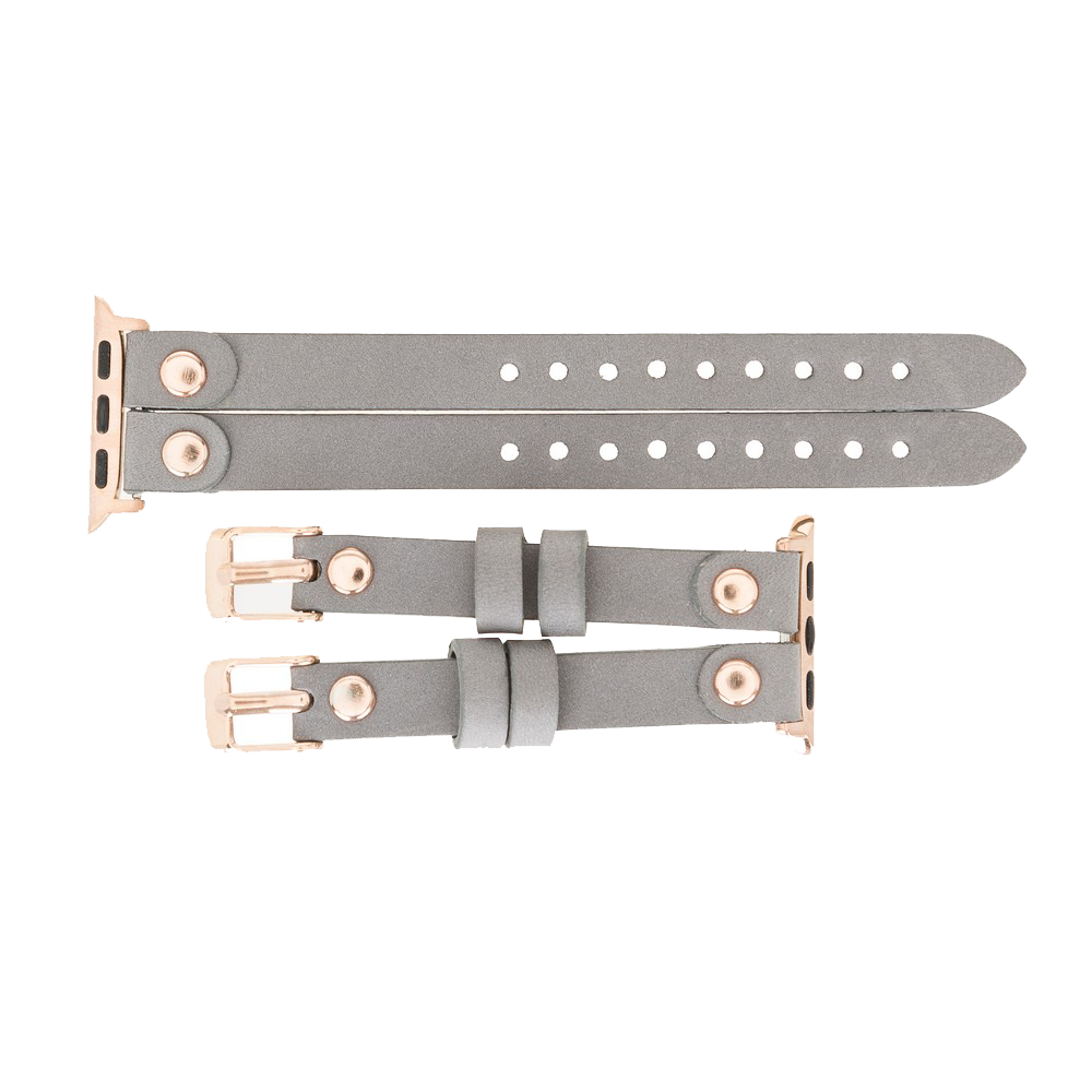 LupinnyLeather ELY Double Watch Band for Apple and Fitbit Versa 3 2 & 1