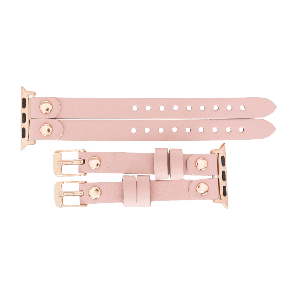 LupinnyLeather ELY Double Watch Band for Apple and Fitbit Versa 3 2 & 1