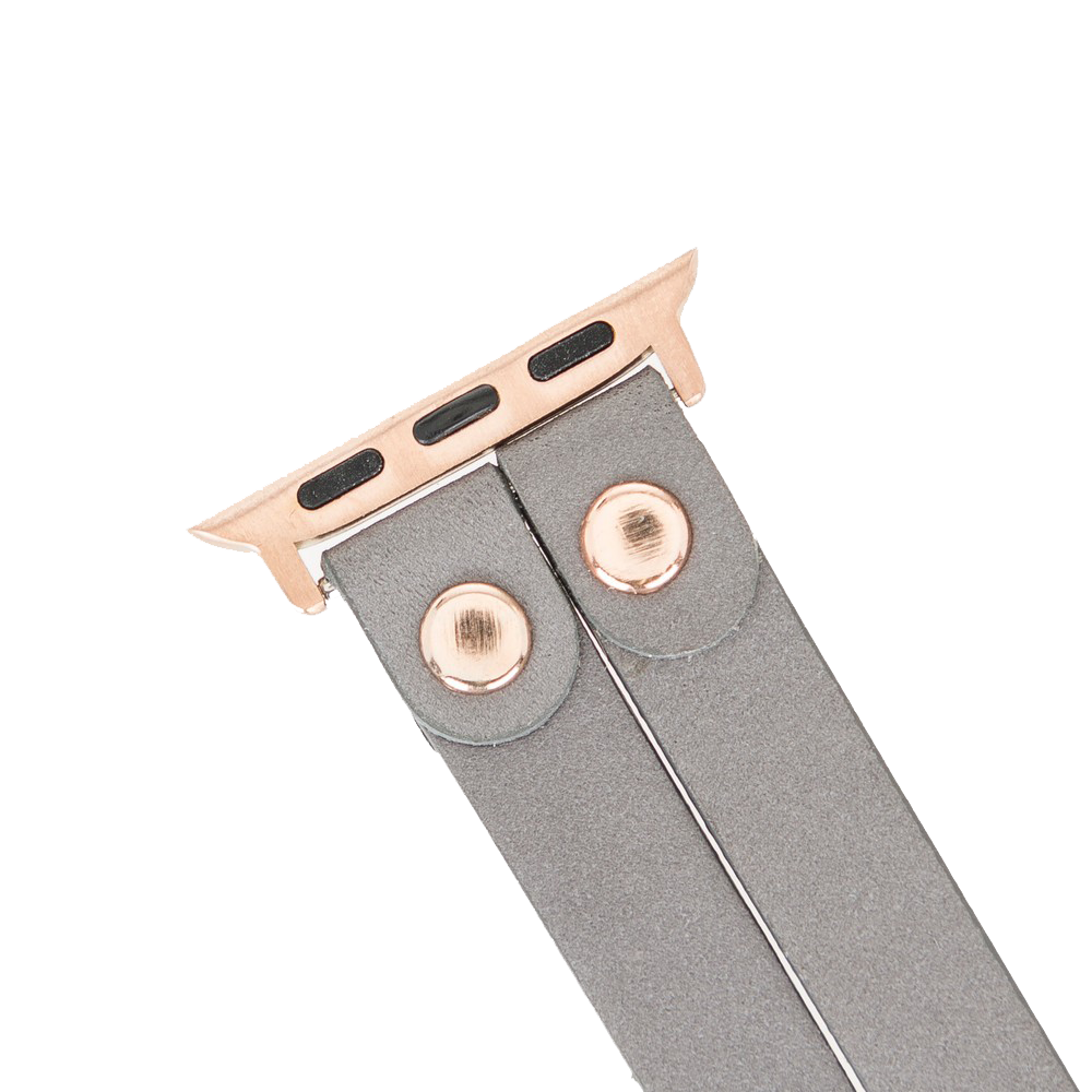 LupinnyLeather ELY Double Watch Band for Apple and Fitbit Versa 3 2 & 1