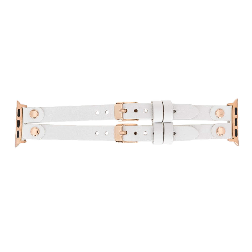 LupinnyLeather ELY Double Watch Band for Apple and Fitbit Versa 3 2 & 1