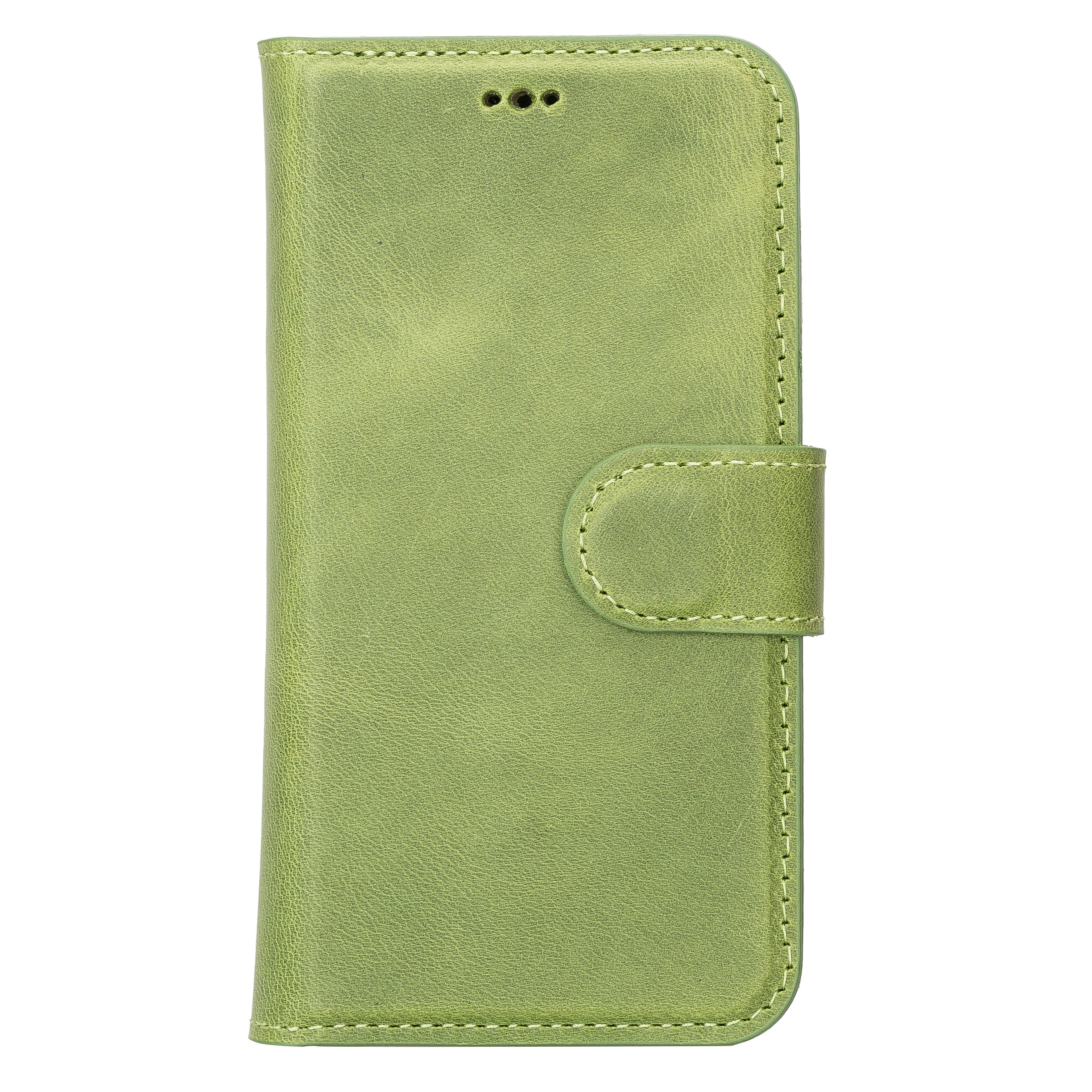 LupinnyLeather Leather Magnetic Detachable Wallet Case for iPhone 13 Mini (5.4") 124