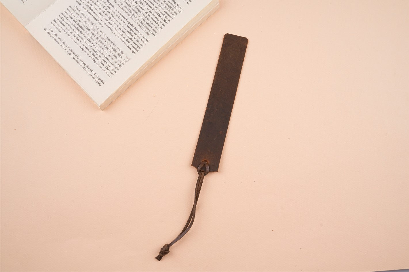 Leather Bookmark Personalizable