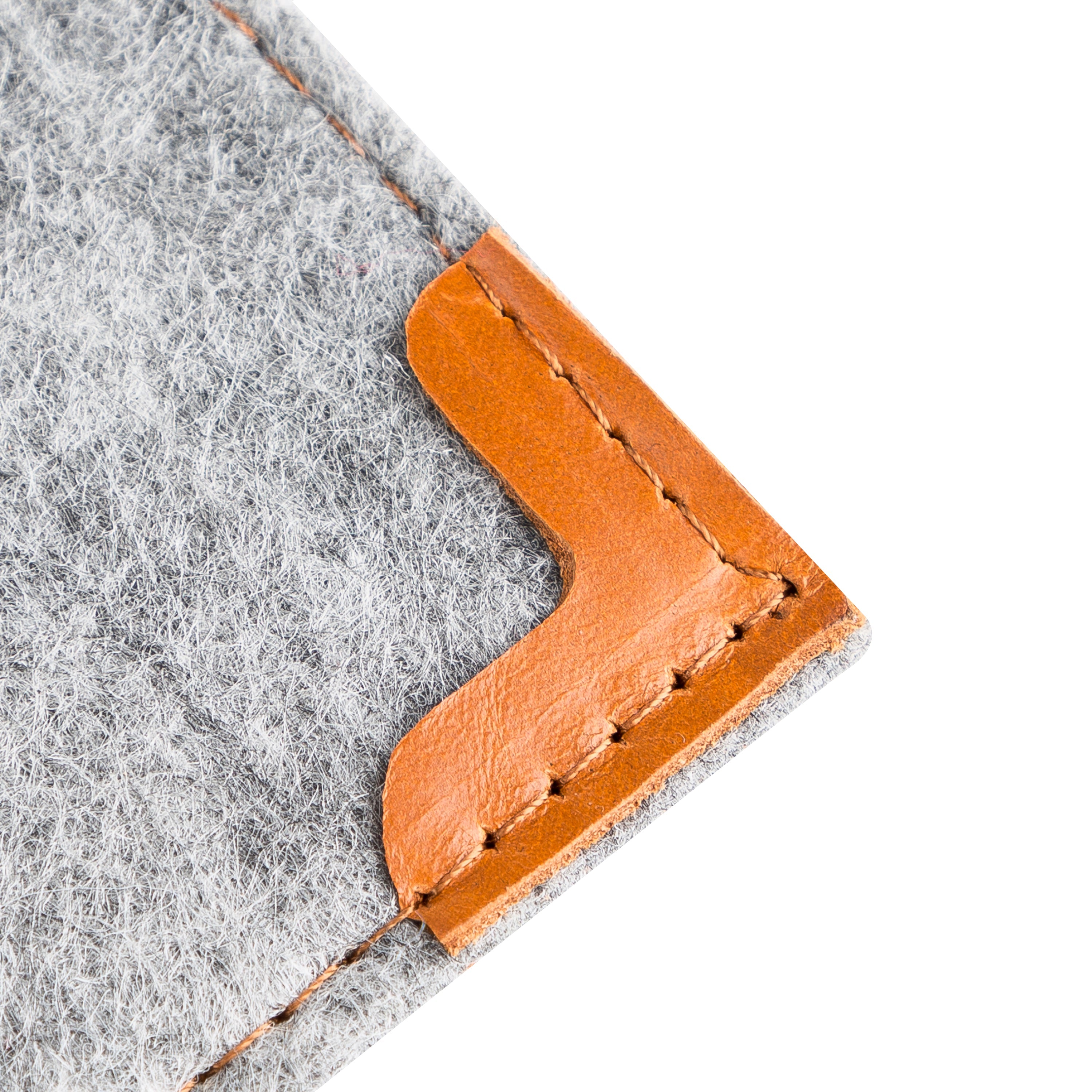 LupinnyLeather Grey Felt Deskmat, Computer Pad, Office Desk Pad 5