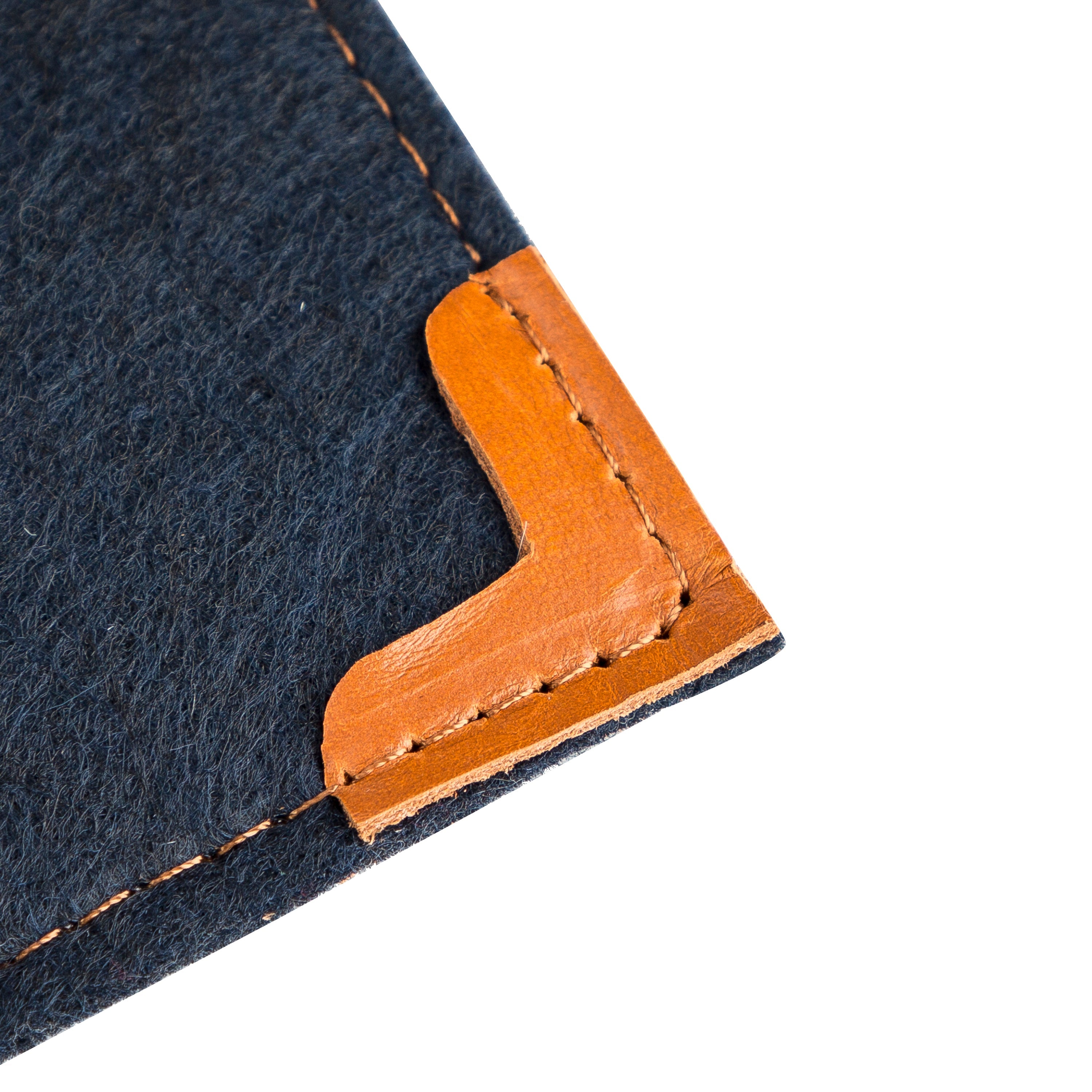 LupinnyLeather Navy Blue Felt Deskmat, Computer Pad, Office Desk Pad 5