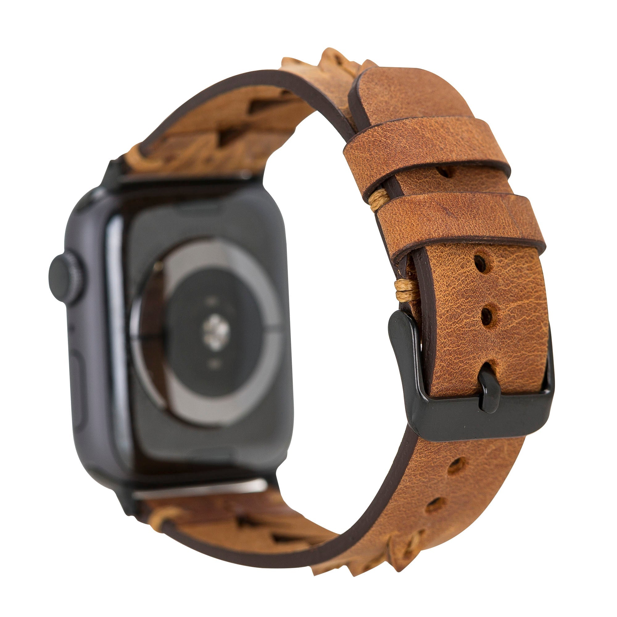 LupinnyLeather Leeds Leather Watch Band for Apple Watch Series 7 2