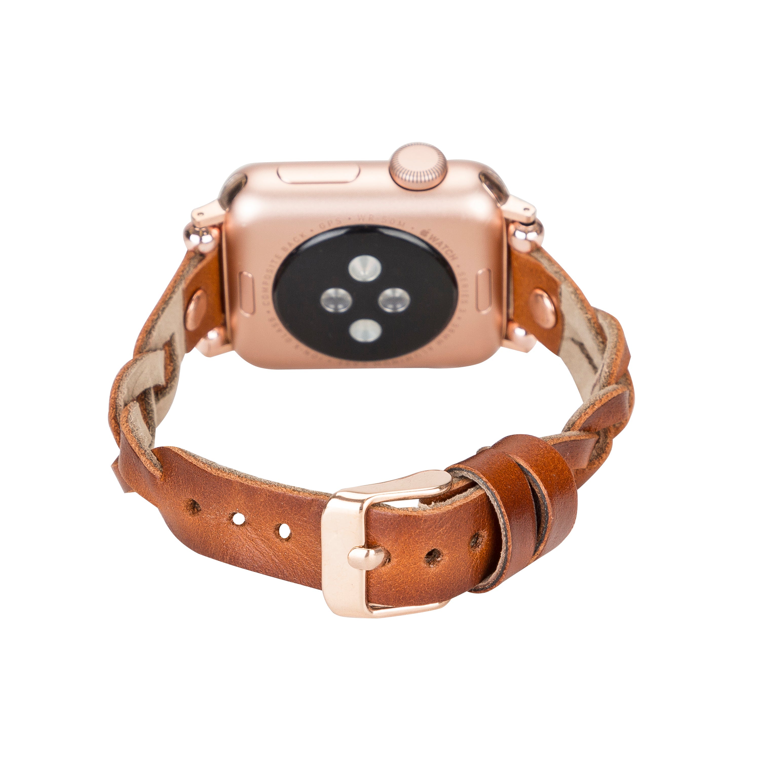 LupinnyLeather Sheffield Collection Leather Watch Band for Apple Watch & Fitbit / Sense 57