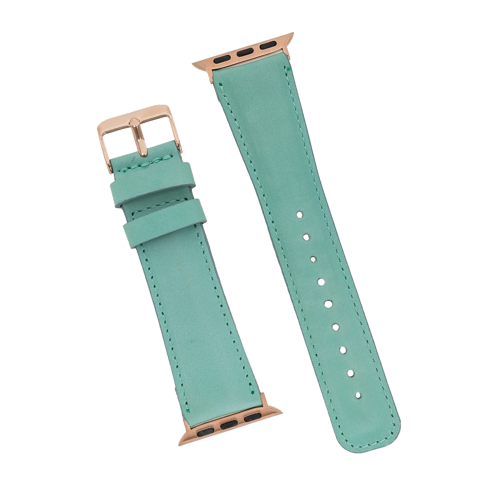 LupinnyLeather Liverpool Collection Leather Watch Band for Apple & Fitbit Versa Watch Band 52