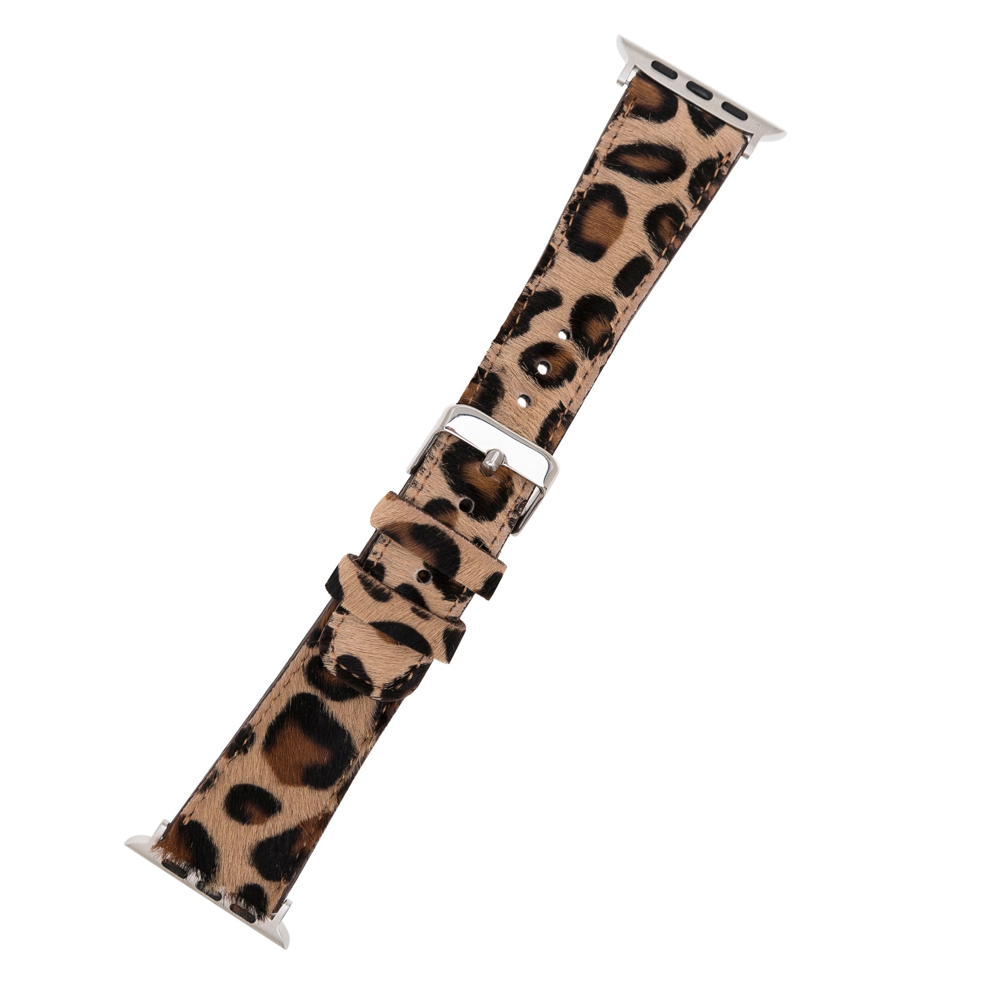 LupinnyLeather Chester Watch Band for Apple Watch (Leopard) 3