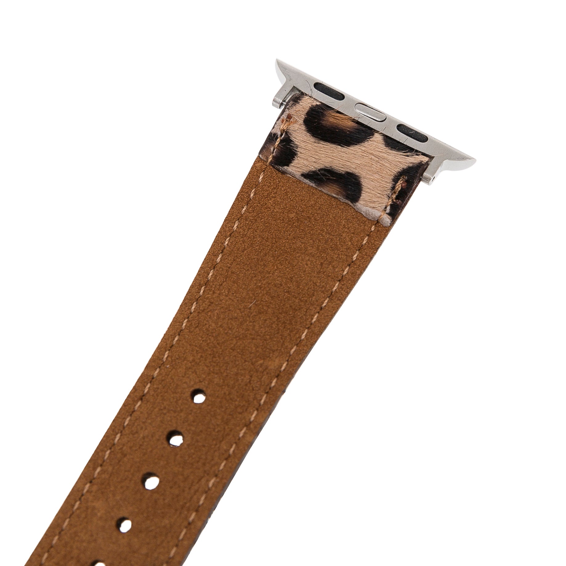 LupinnyLeather Chester Watch Band for Apple Watch (Leopard) 5