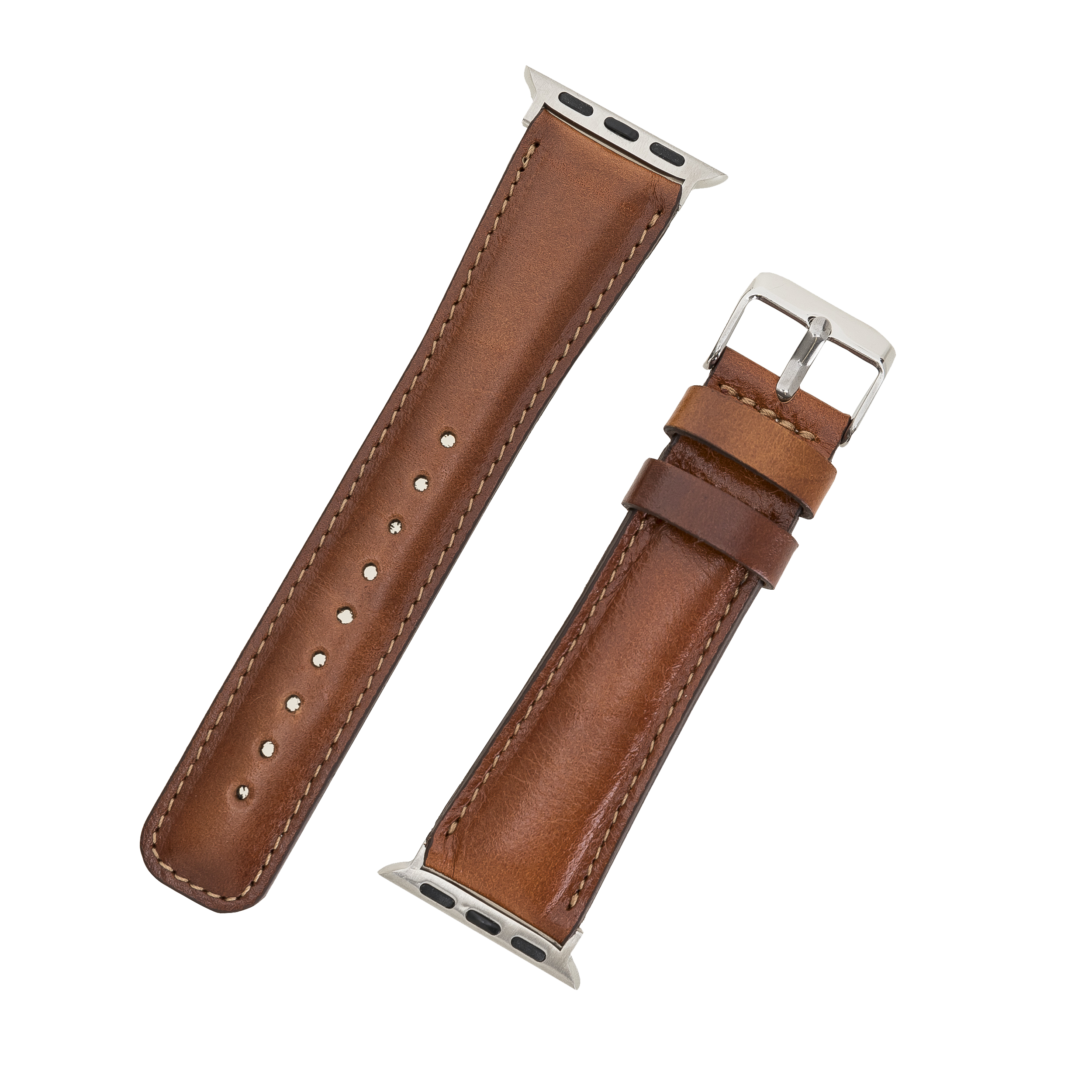 LupinnyLeather Liverpool Collection Leather Watch Band for Apple & Fitbit Versa Watch Band 19