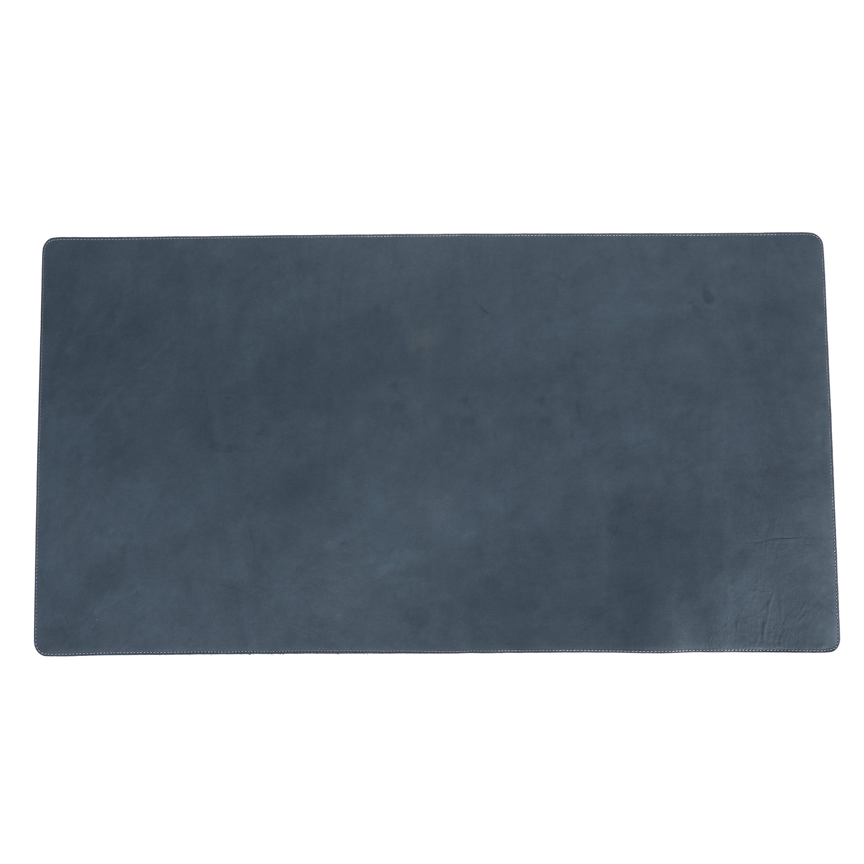 LupinnyLeather Genuine Blue Leather Deskmat, Computer Pad, Office Desk Pad 3