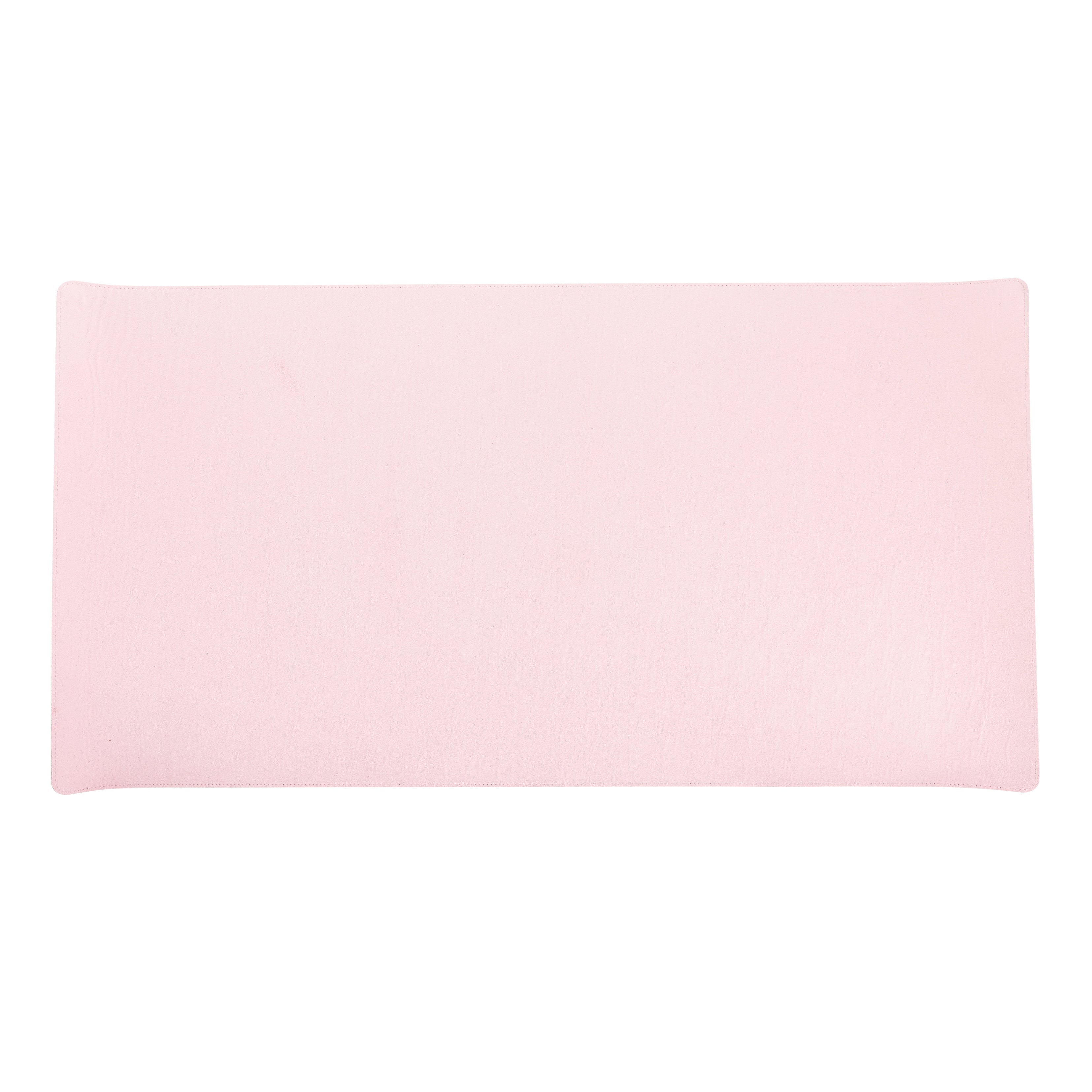 LupinnyLeather Genuine Leather Deskmat, Computer Pad, Office Desk Pad (Pink Nude) 9