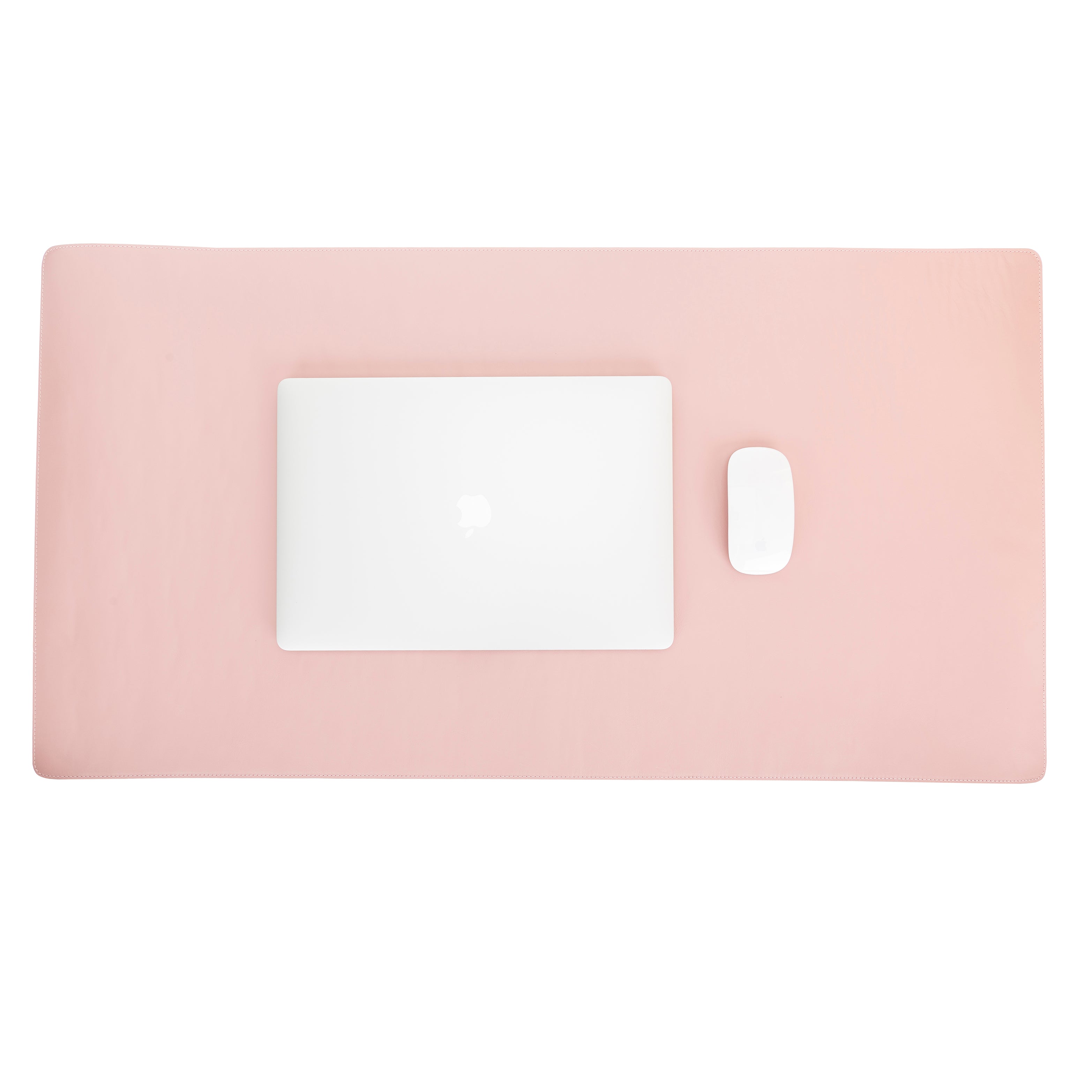 LupinnyLeather Genuine Leather Deskmat, Computer Pad, Office Desk Pad (Pink Nude) 6