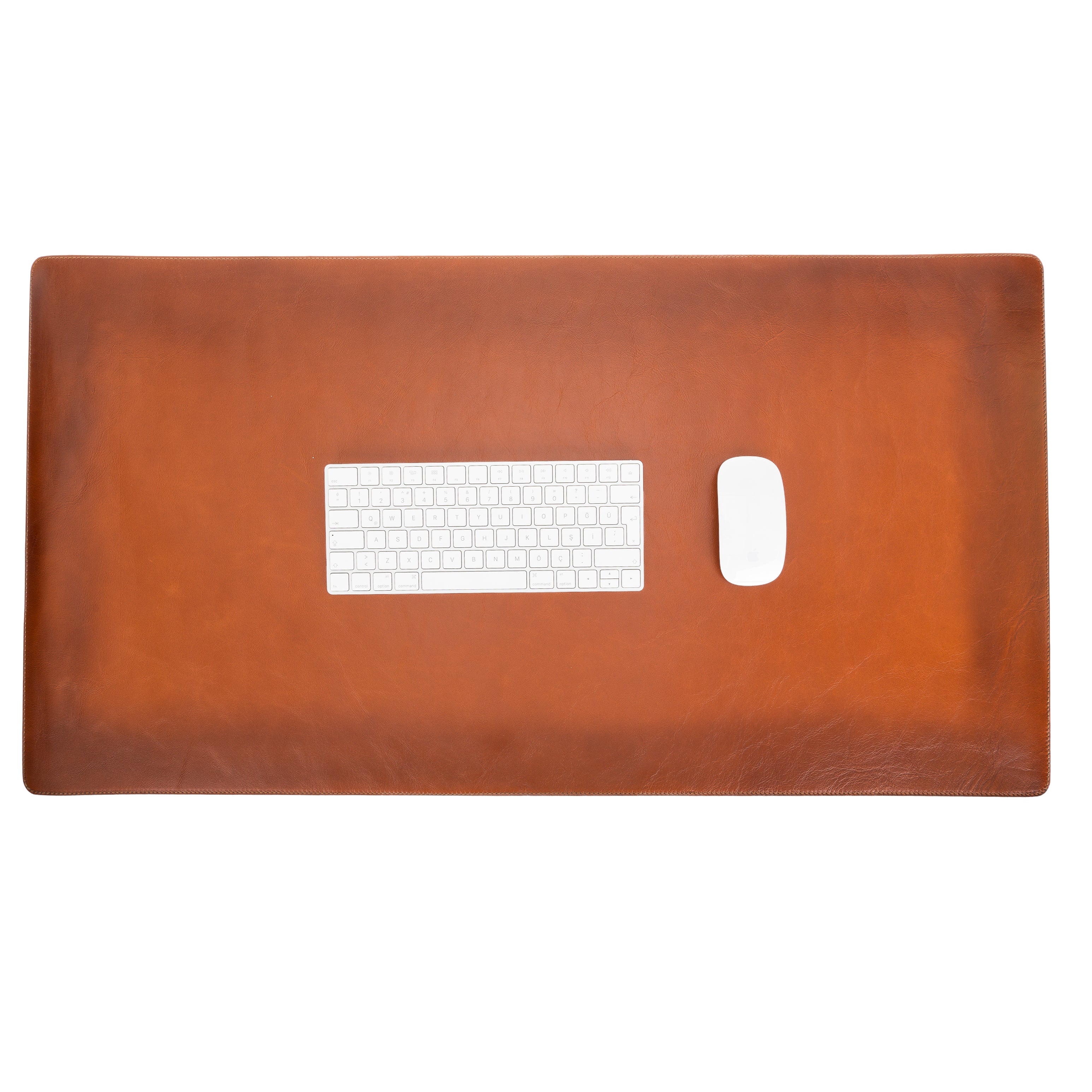 LupinnyLeather Genuine Leather Deskmat, Computer Pad, Office Desk Pad (Brown) 11