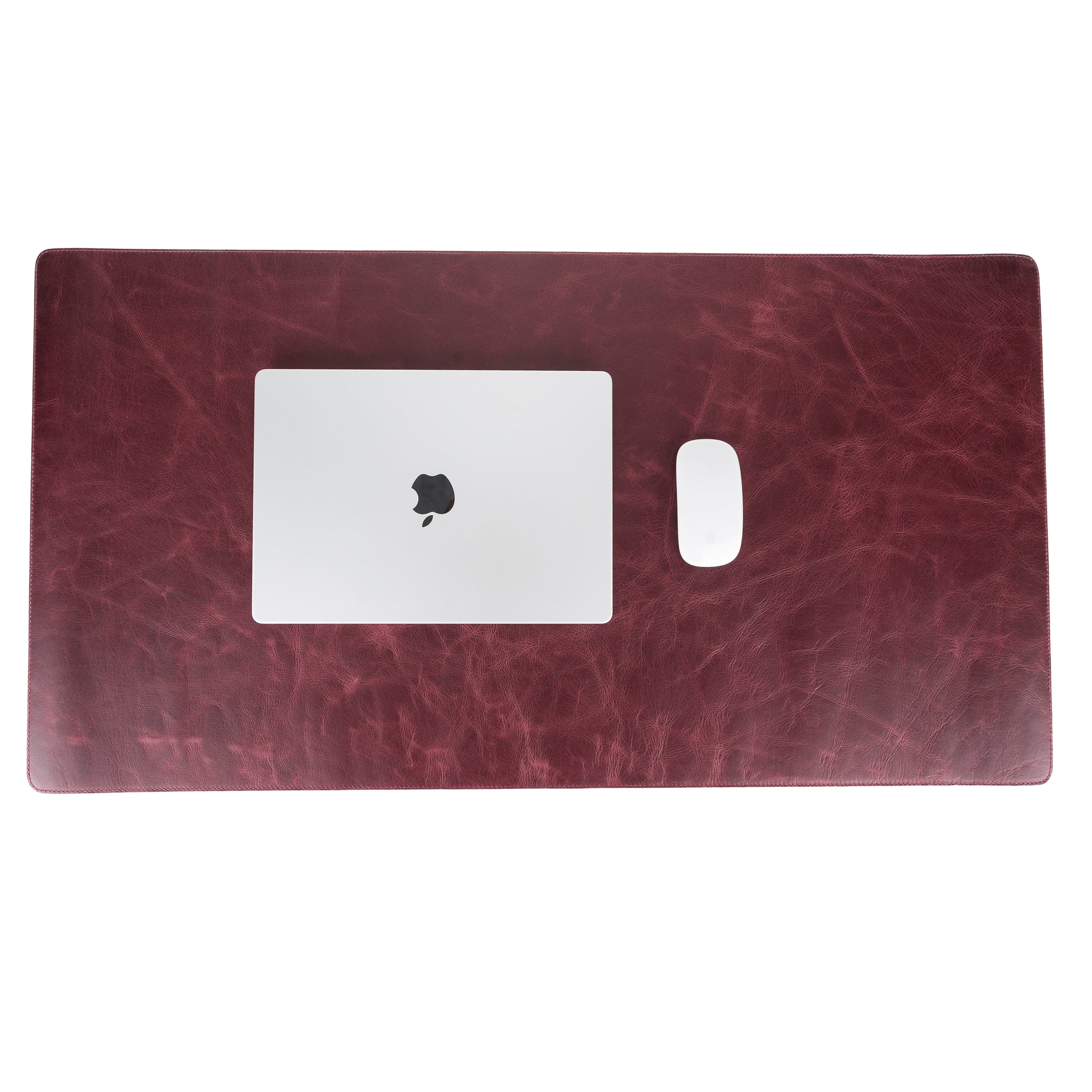 LupinnyLeather Genuine Cherry Leather Deskmat, Computer Pad, Office Desk Pad 6