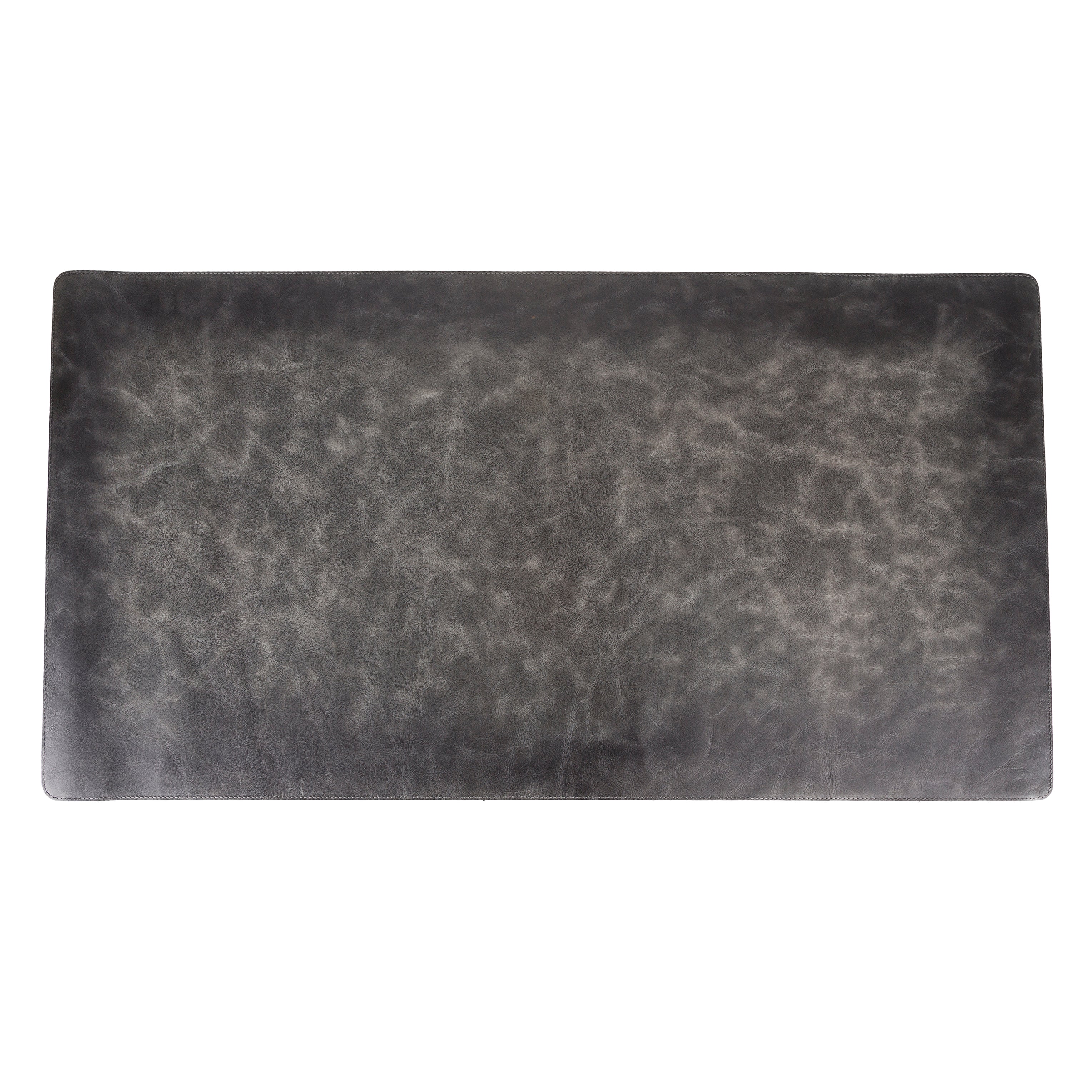 LupinnyLeather Genuine Grey Leather Deskmat, Computer Pad, Office Desk Pad 4
