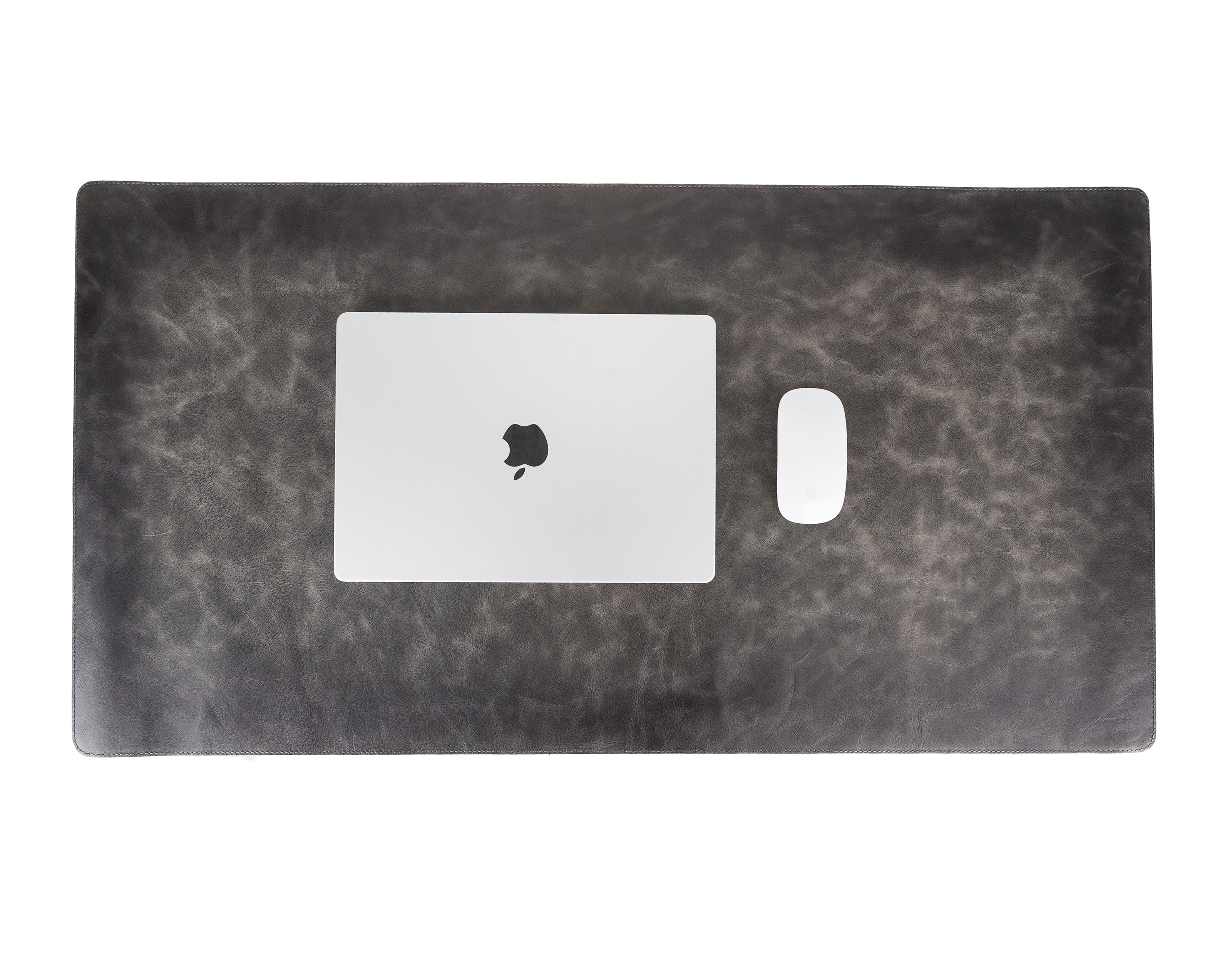 LupinnyLeather Genuine Grey Leather Deskmat, Computer Pad, Office Desk Pad 6