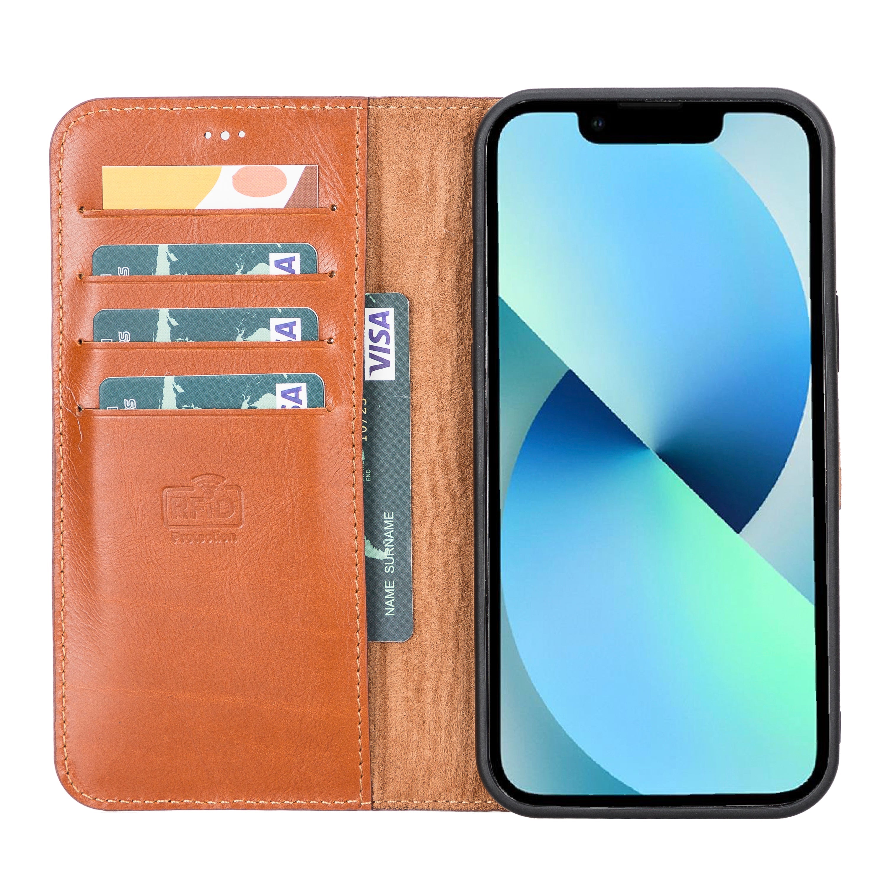 LupinnyLeather Leather Magnetic Detachable Wallet Case for iPhone 11 Pro Max 13